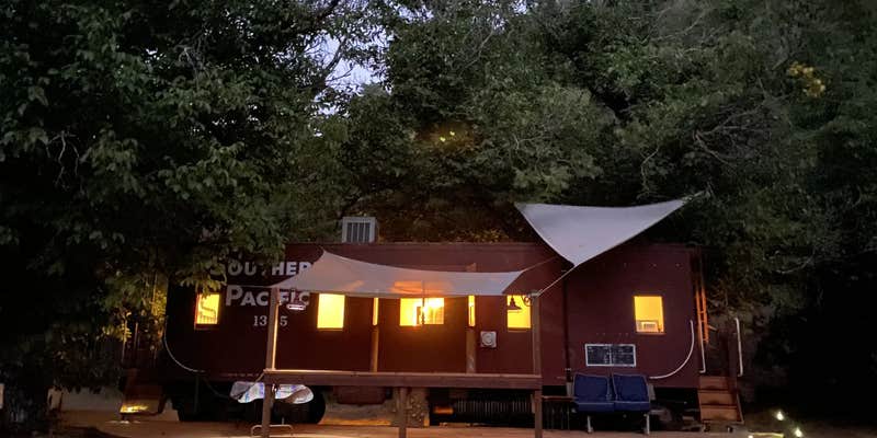 Camper submitted image from Old Train Caboose