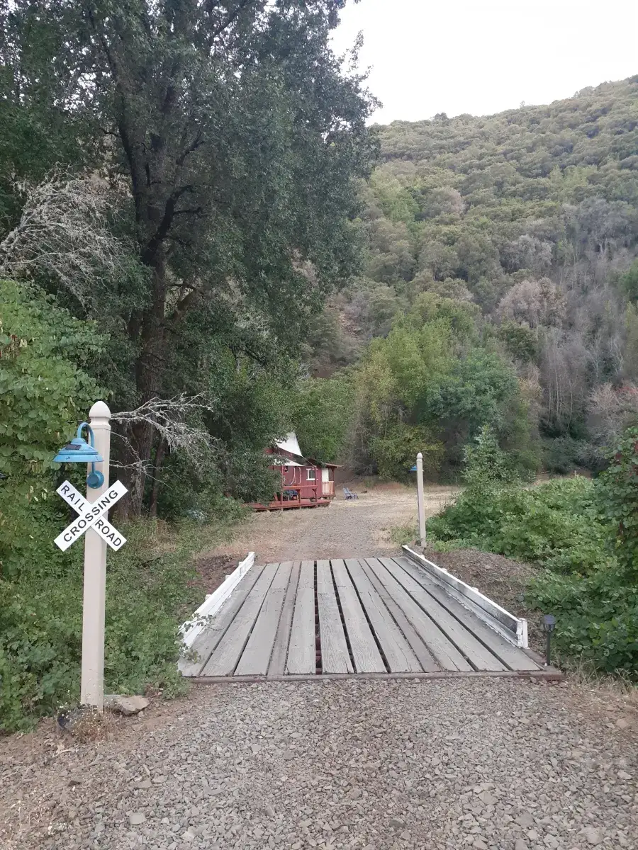 Camper-submitted photo at Old Train Caboose near Albion, CA