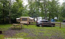 Raymond R.'s photo of tent camping at Pickerel Point Campground — Promised Land State Park near Bangor, PA