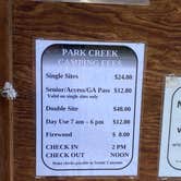 Review photo of Park Creek Campground by Annie C., July 13, 2021