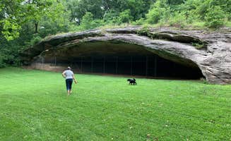 Michael N.'s photo of camping with pets at Graham Cave State Park Campground in Missouri