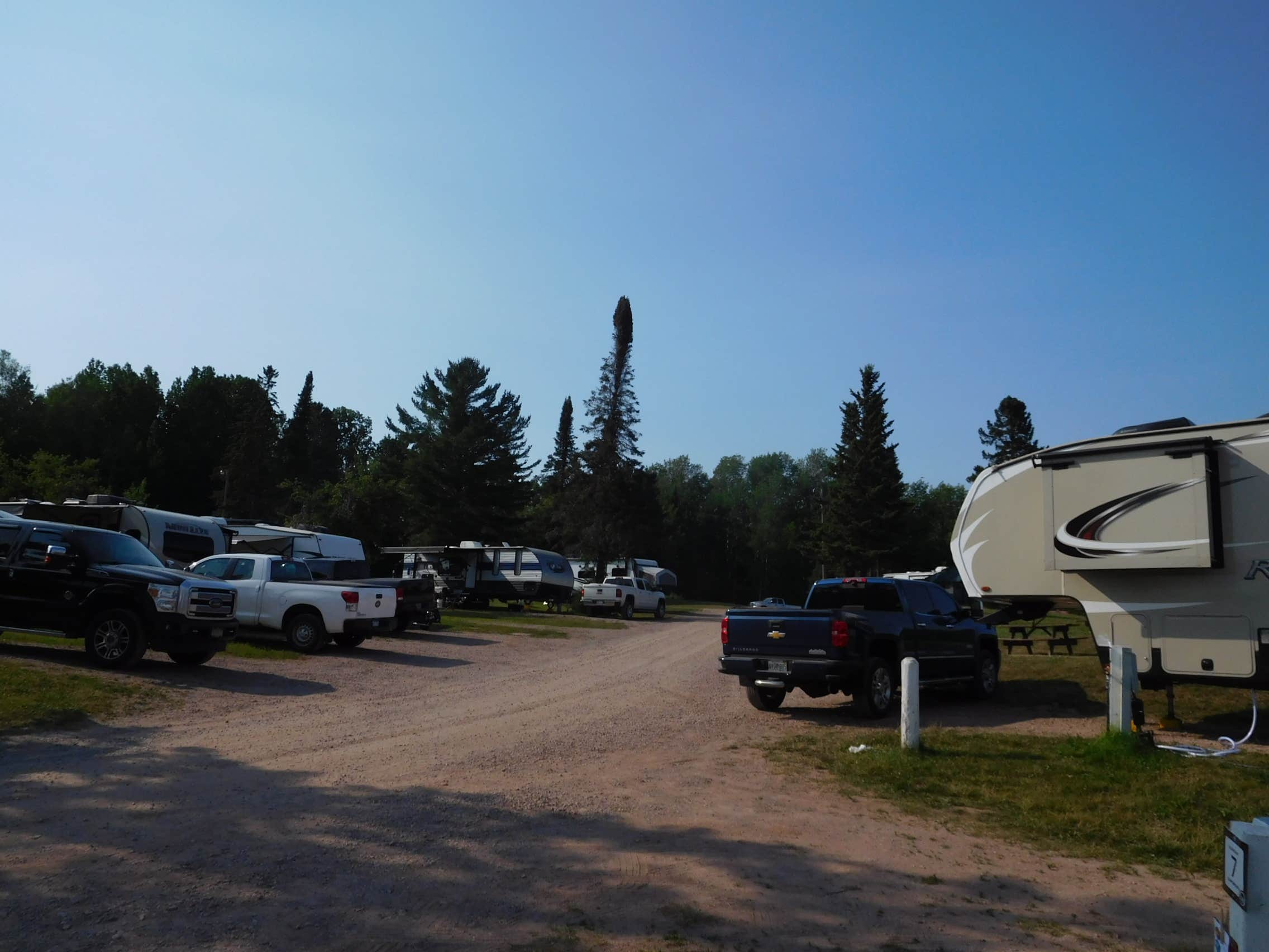 Debra M.'s photo of rv camping at Buffalo Bay Campground near La Pointe, WI