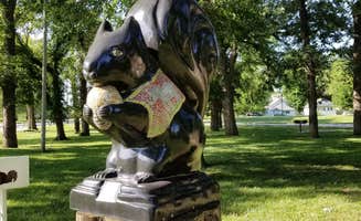 Geo&Deb T.'s photo of camping with pets at Marysville City Park in Kansas