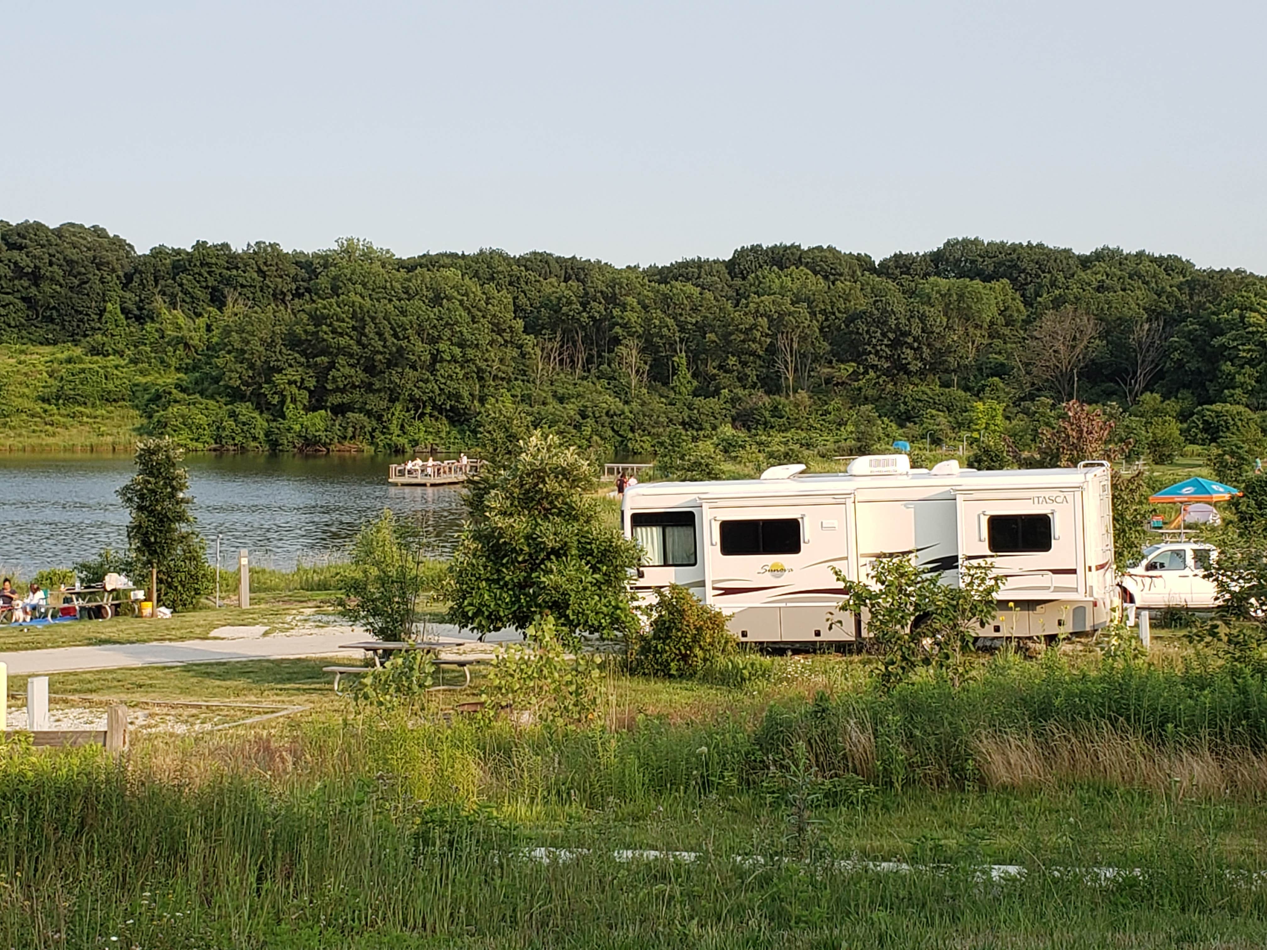 geoff's photo of rv camping at Camp Bullfrog Lake near Lemont, IL