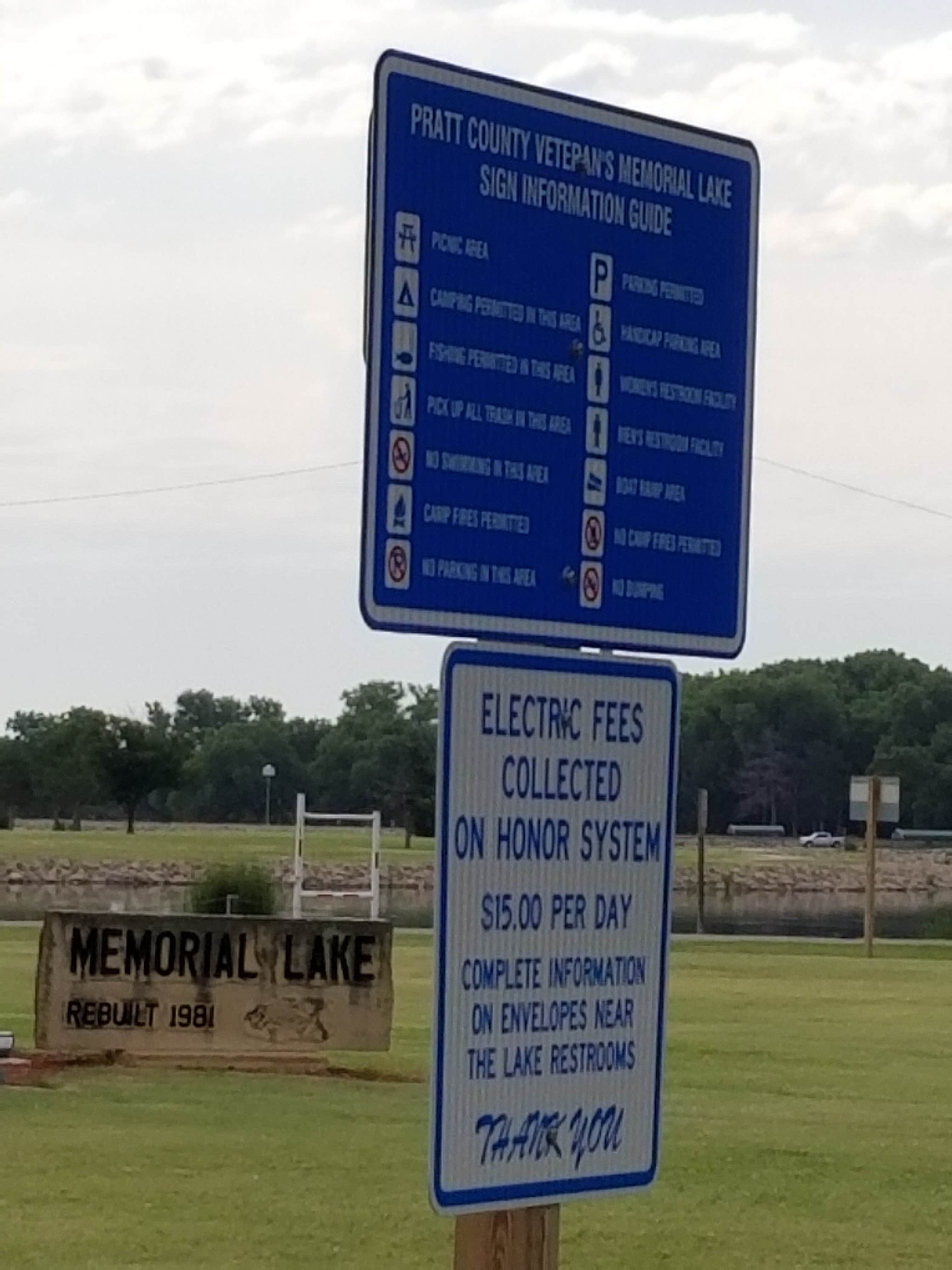 Camper-submitted photo at Pratt County Veterans Memorial Park near Pratt, KS