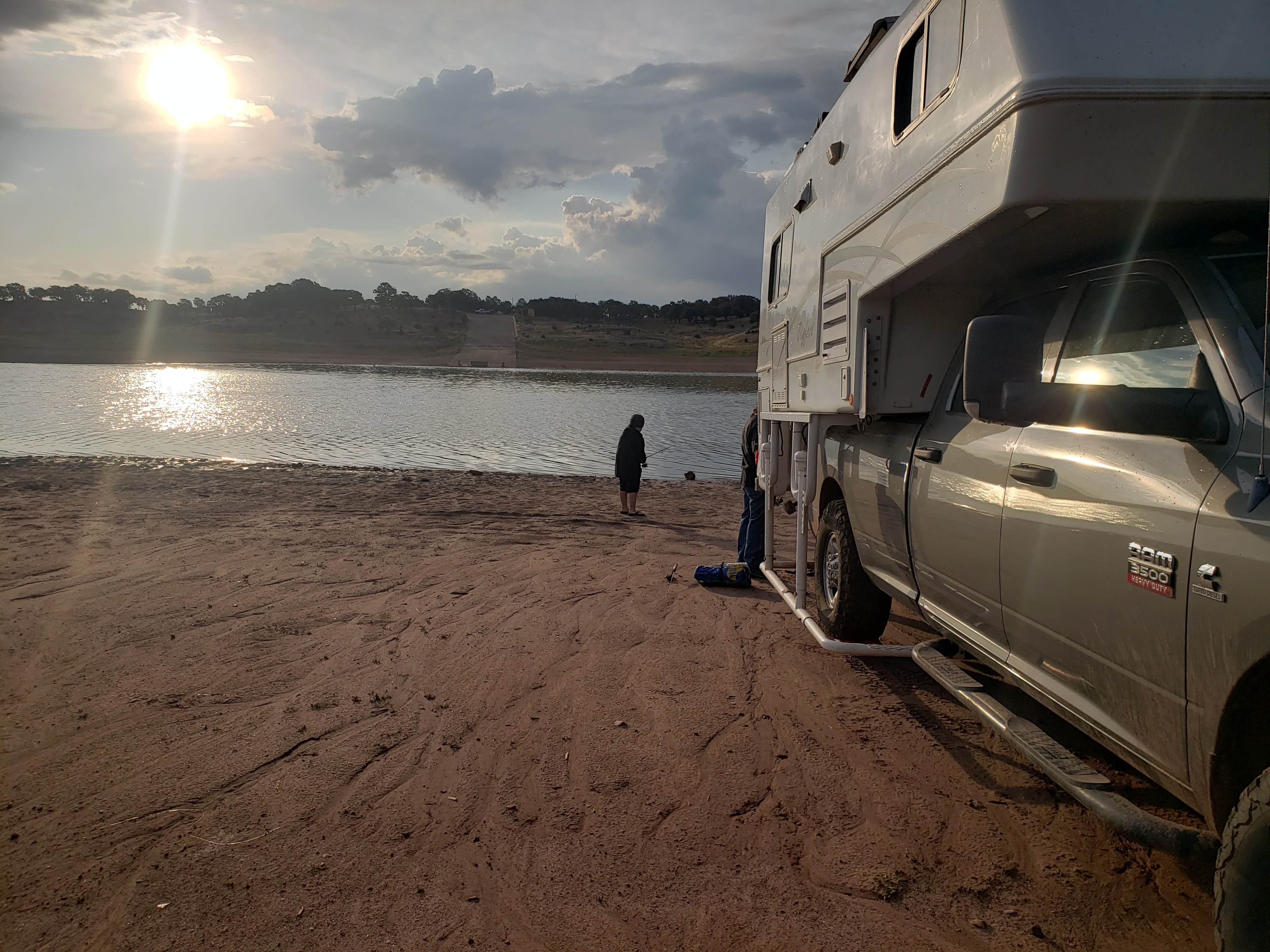 Kendrick's photo of rv camping at Bluewater Lake State Park Campground near Bluewater Village, NM