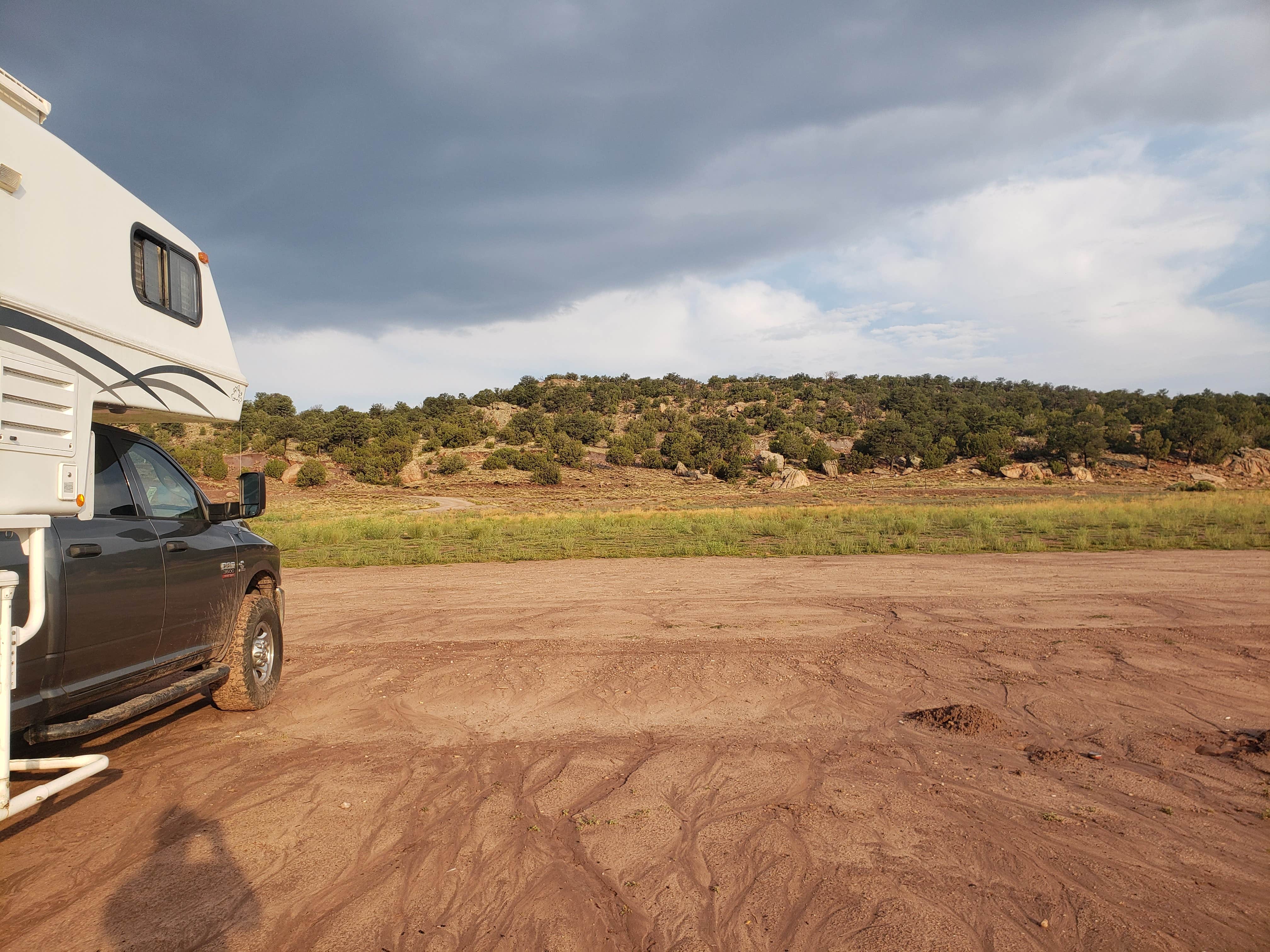 Kendrick's photo of rv camping at Bluewater Lake State Park Campground near El Morro National Monument