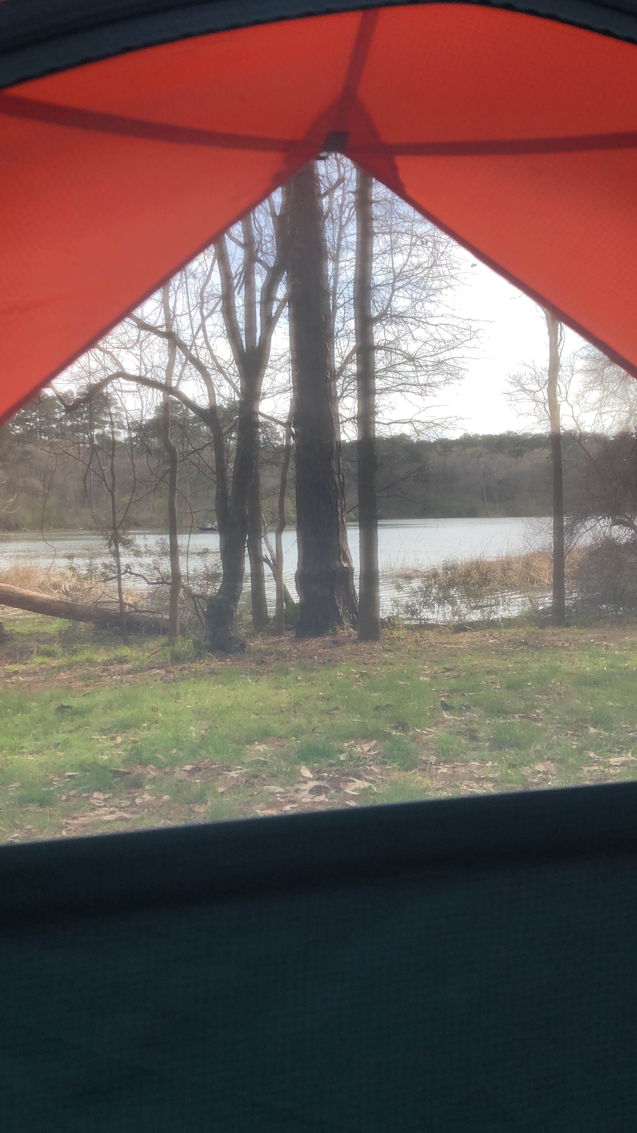 Alexandra's photo of tent camping at Huntsville State Park Campground near Washington, TX