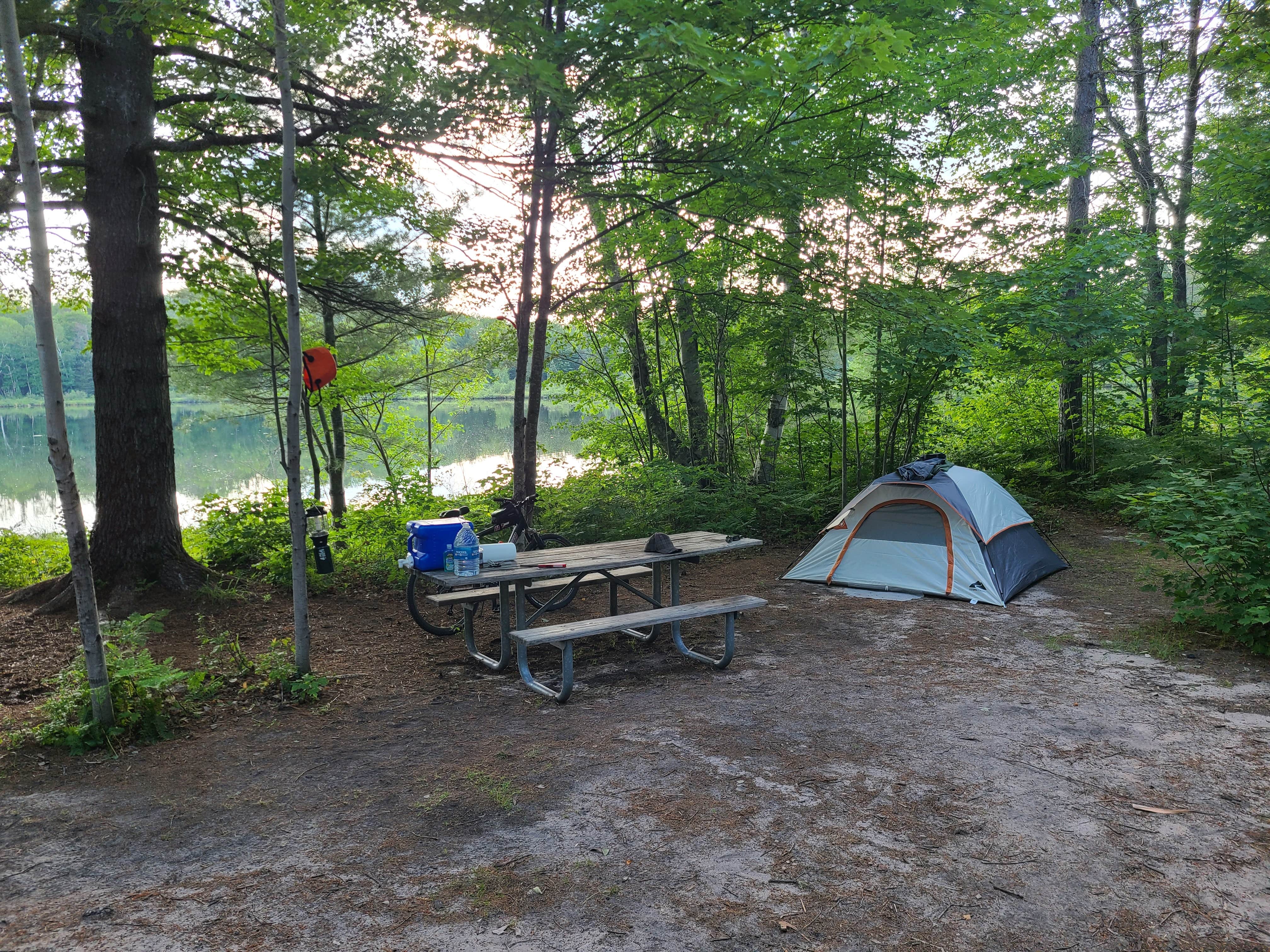 Corey O.'s photo at Hovey Lake Campsites near Trenary, MI