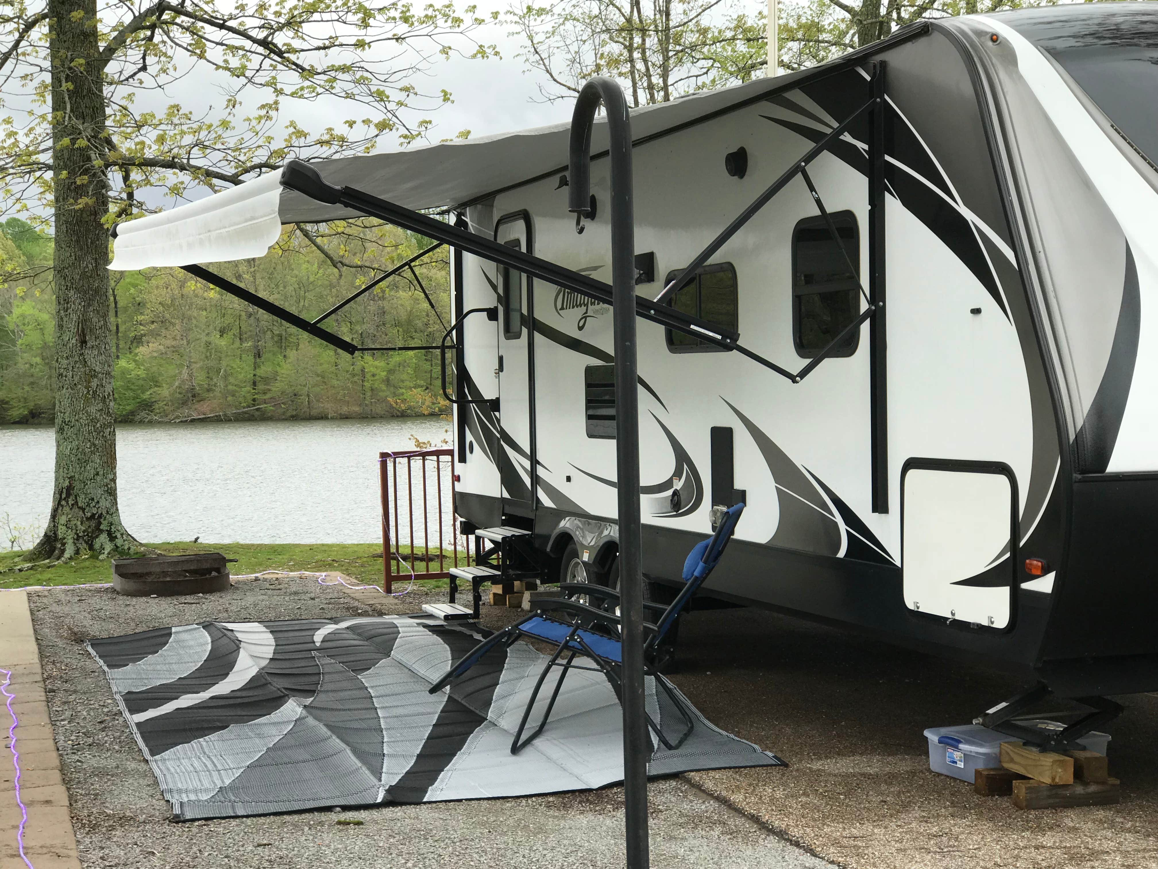 Kathy E.'s photo of rv camping at Bear Creek Lake Recreation Area near St. Charles, AR