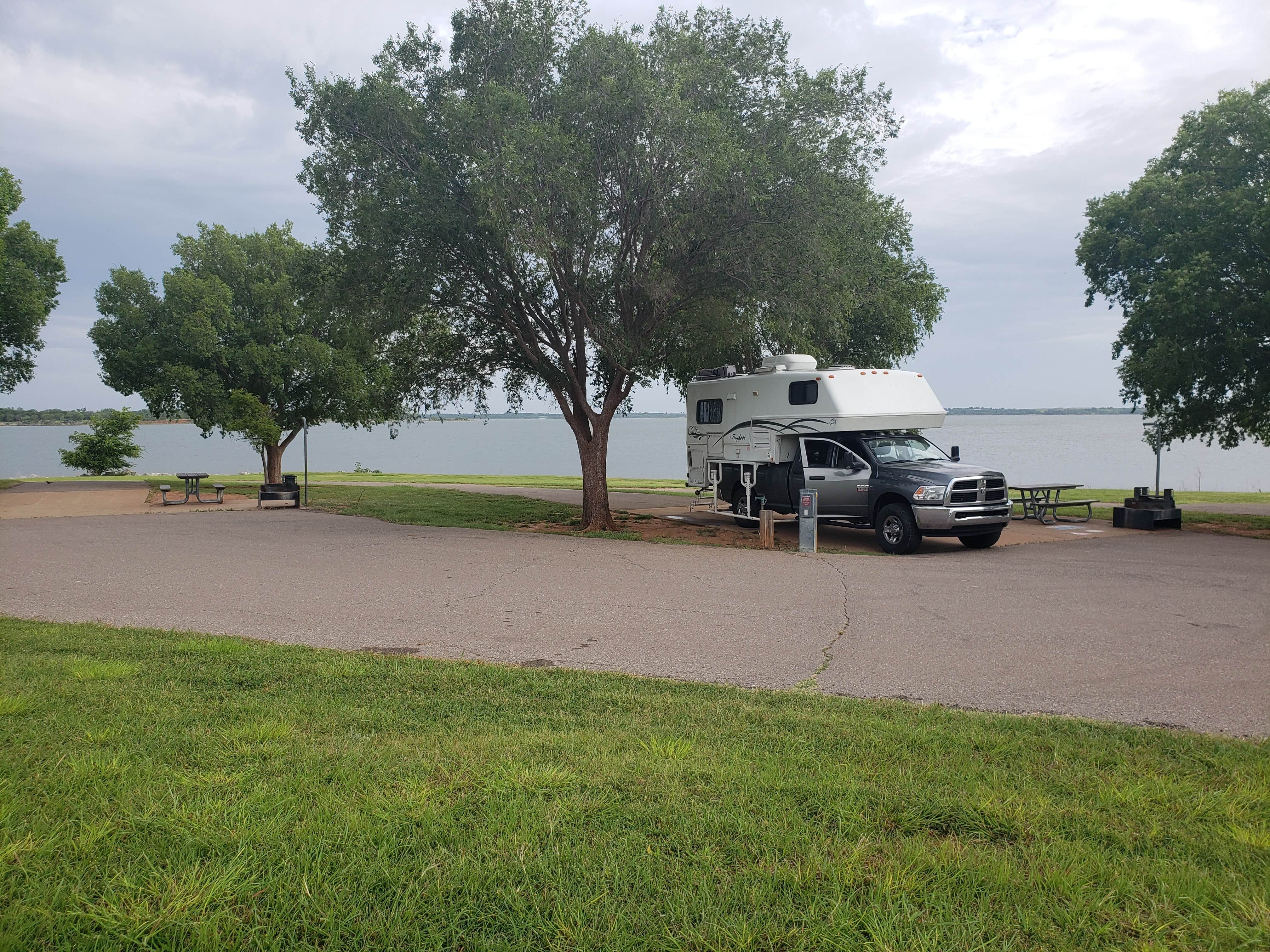 Kendrick's photo of rv camping at Foss State Park Campground near Foss, OK