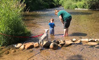 Jenn's photo of camping with pets at South Fork Campground in Utah