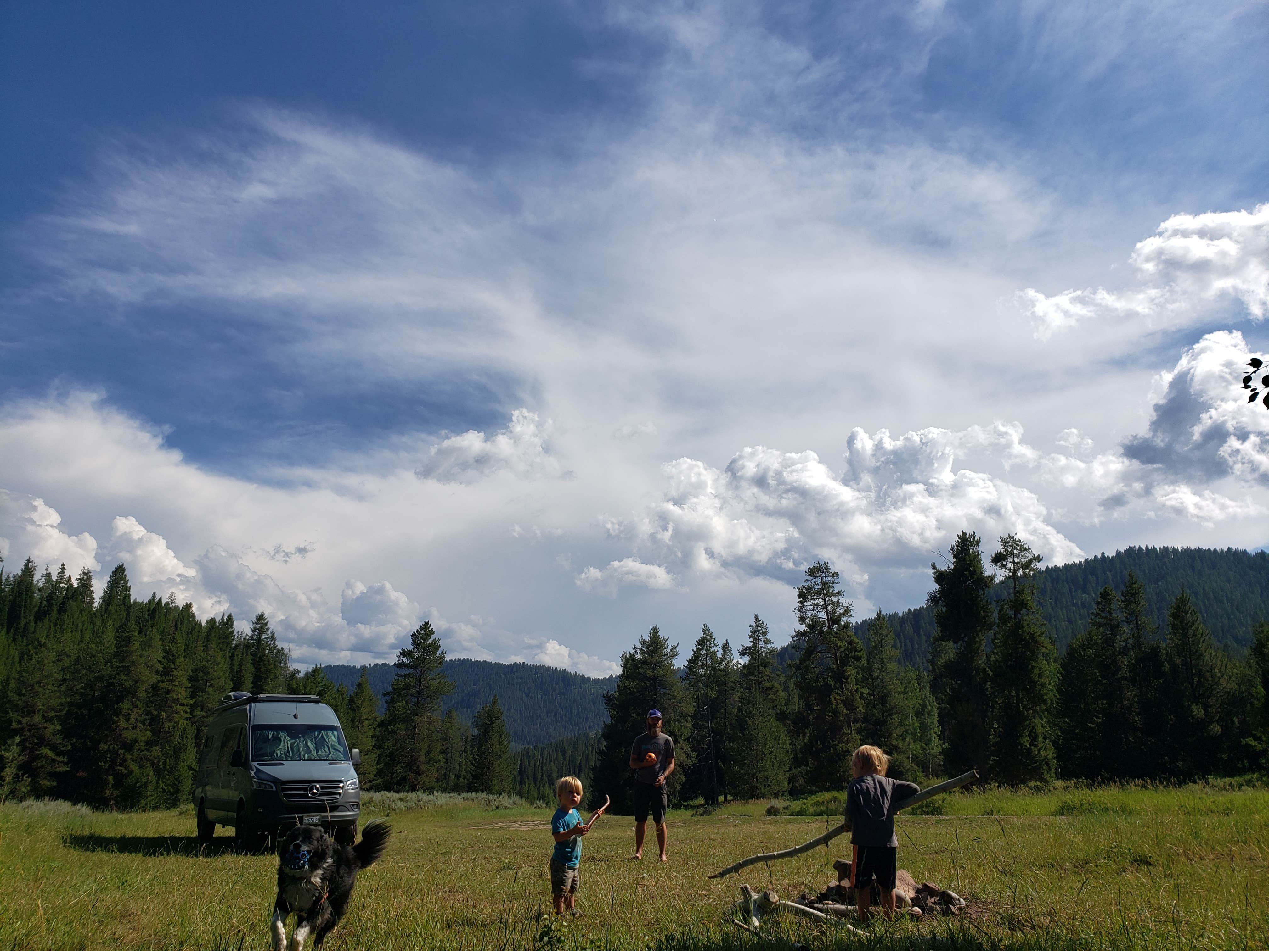 Jeanie P.'s photo of a dispersed camping area at Fall Creek Road - Dispersed near Wilson, WY