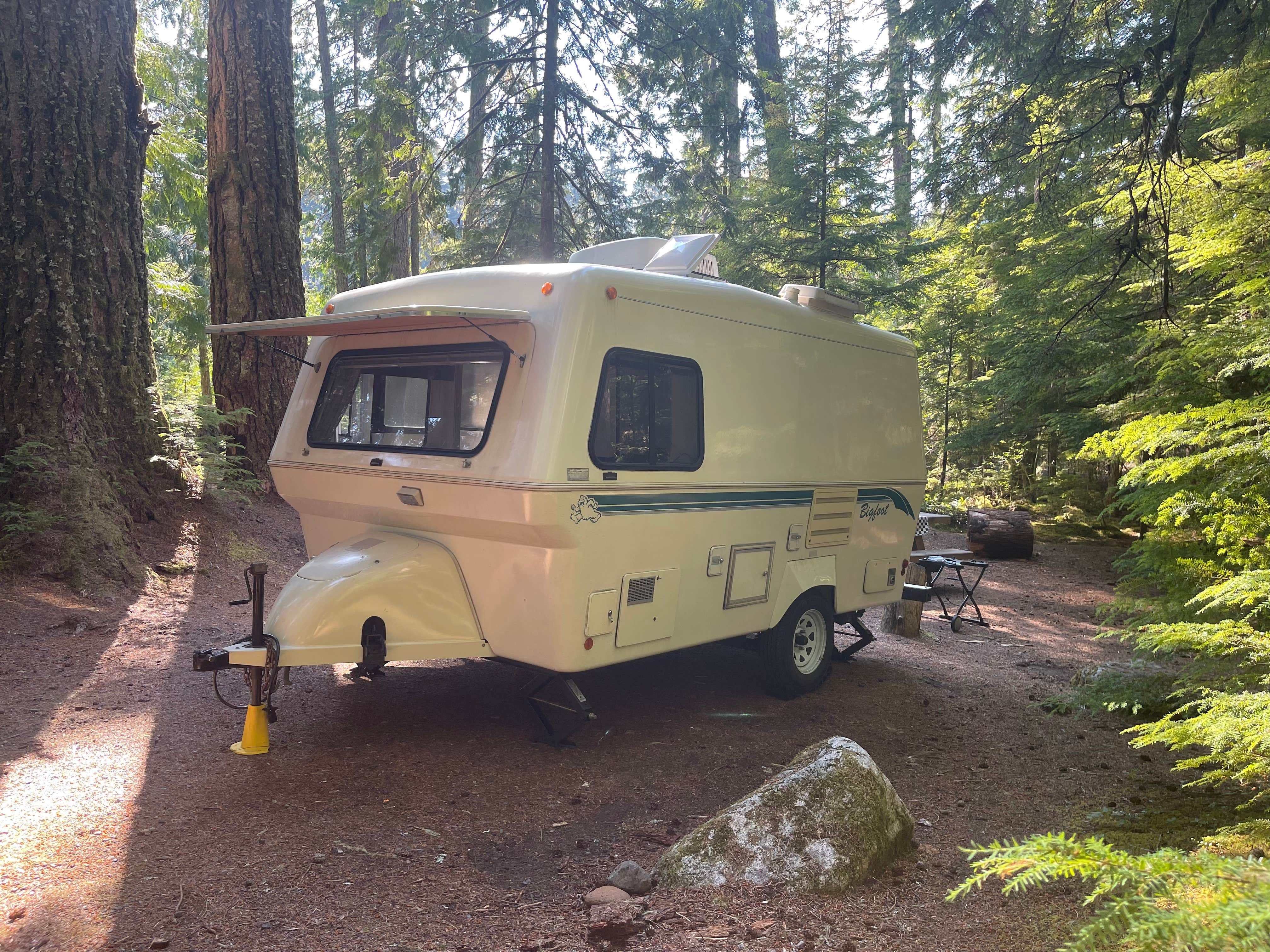 Kelly P.'s photo of rv camping at The Dalles Campground near Mount Rainier National Park