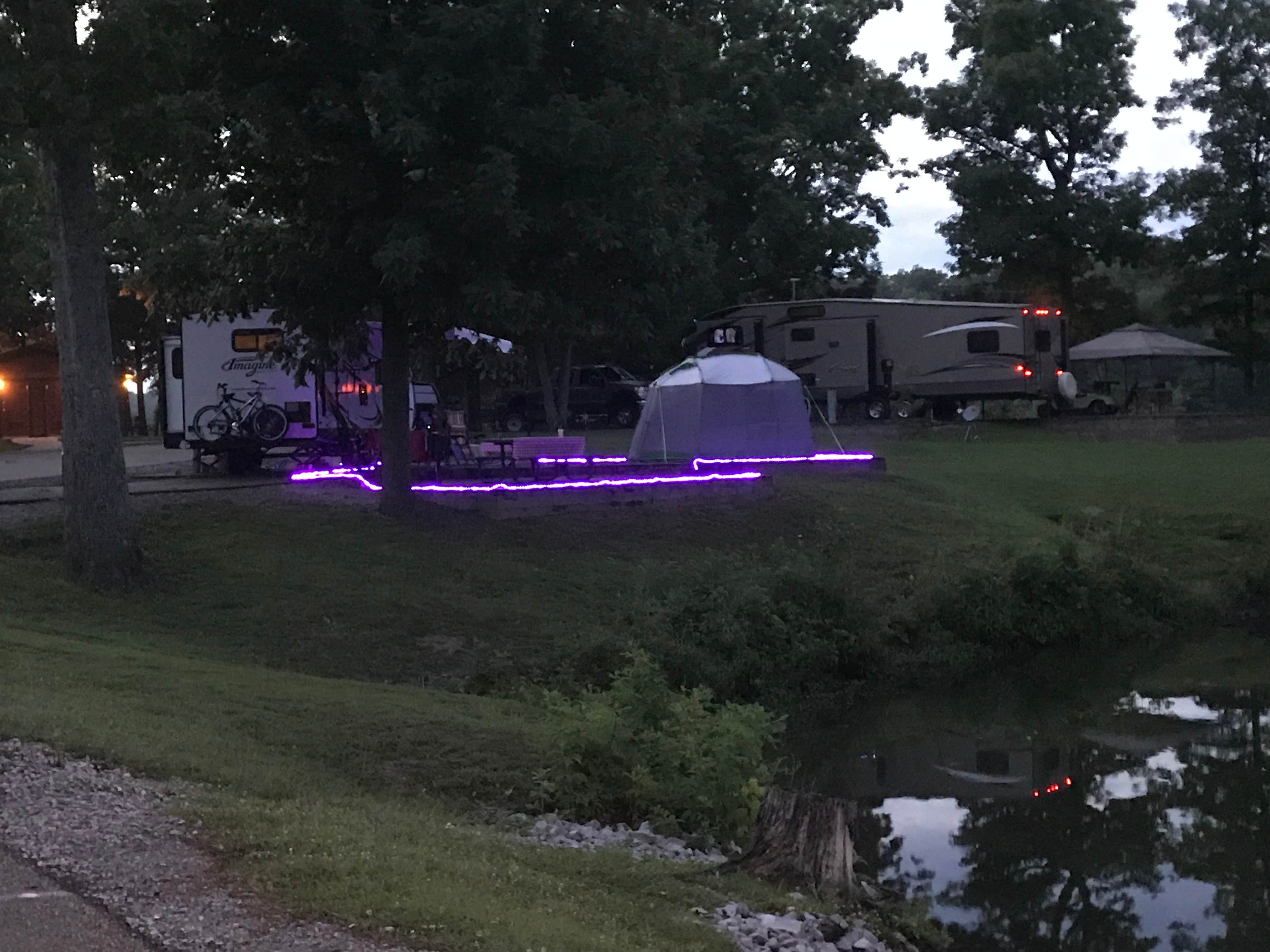 Kathy E.'s photo of rv camping at Beech Point Campground near LaGrange, AR