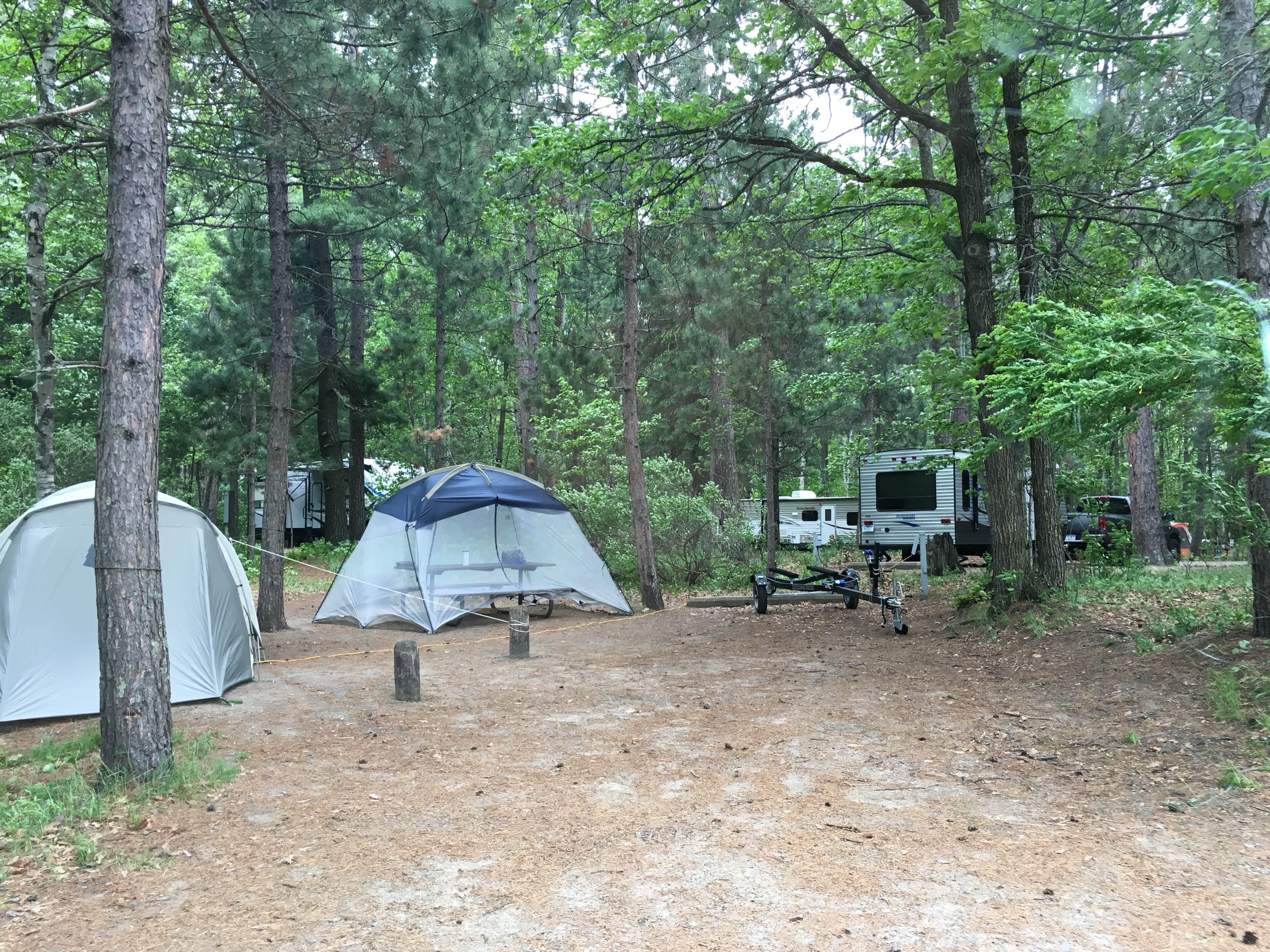 Janet R.'s photo at Side Lake Campground — McCarthy Beach State Park near Eveleth, MN