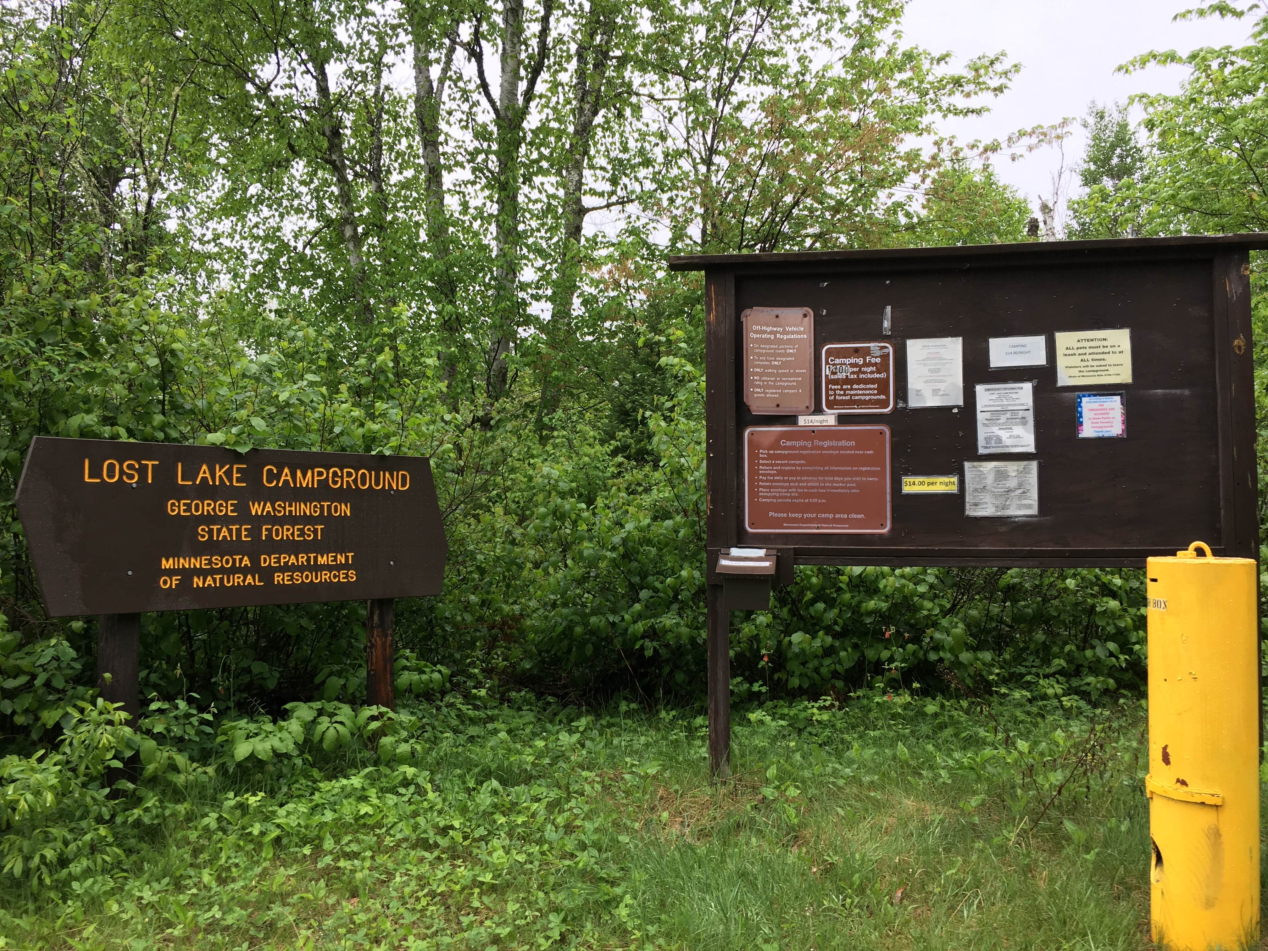 Camper submitted image from George Washington State Forest Lost Lake campground - 1