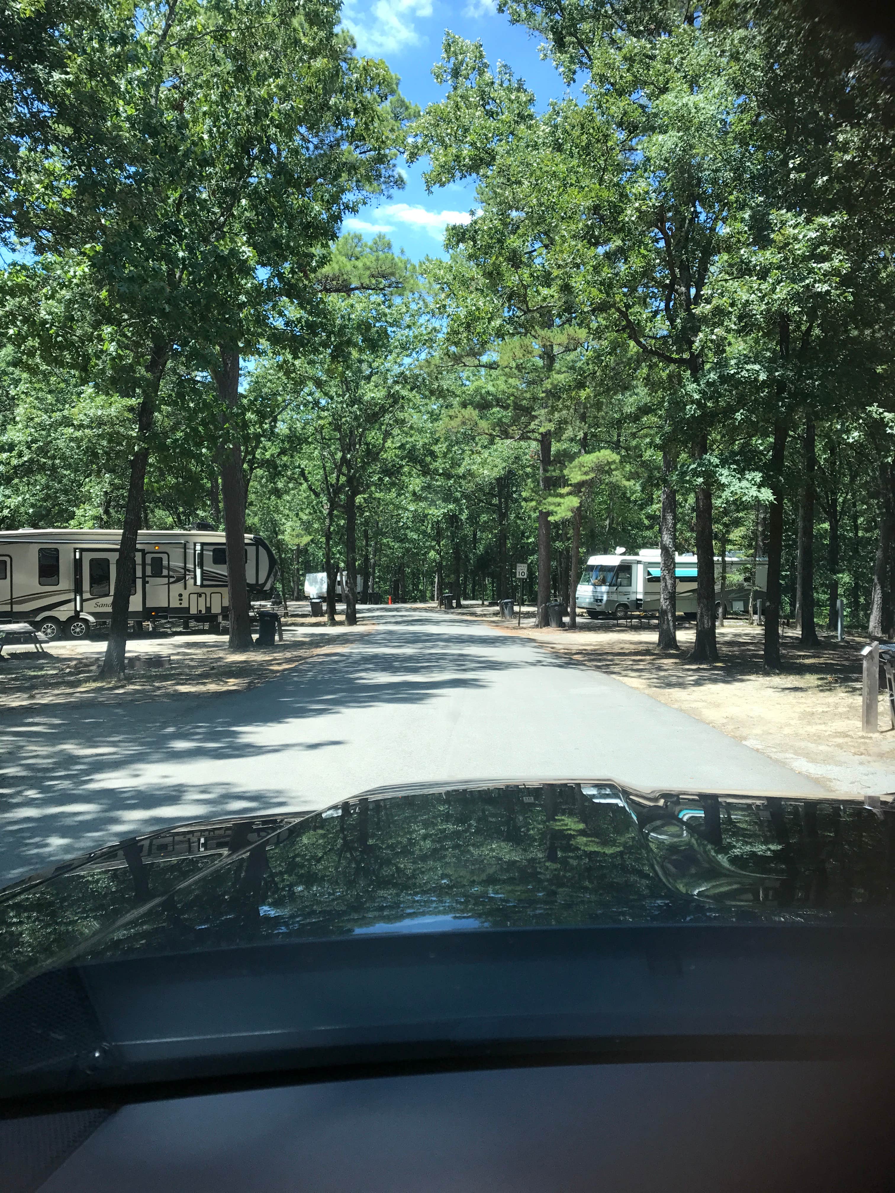 Kathy E.'s photo of rv camping at Craighead Forest Park near Gilbert, AR