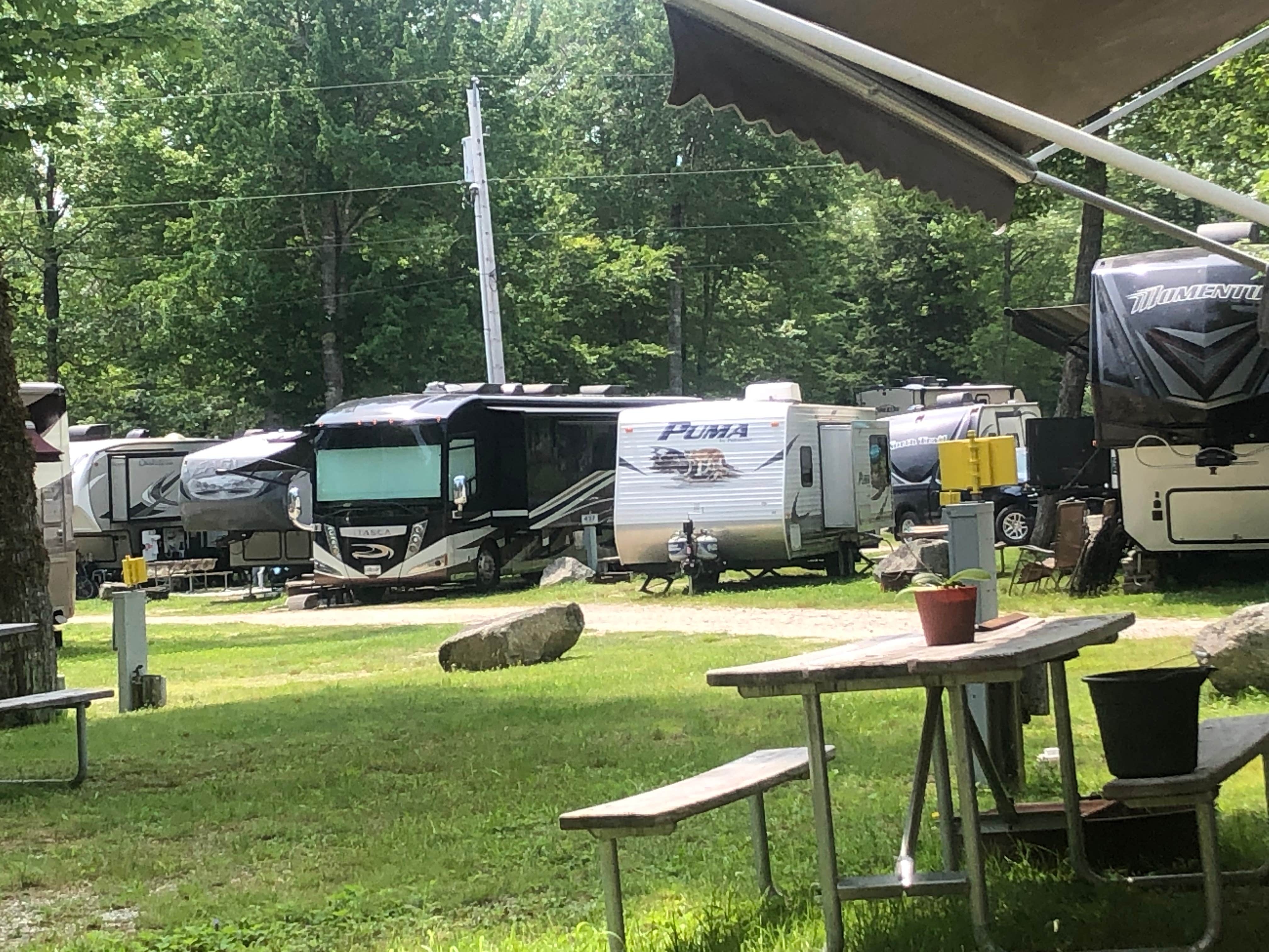 Mike's photo of rv camping at Patten Pond Camping Resort near Salsbury Cove, ME