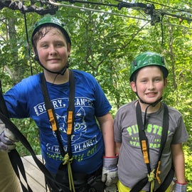 Excited to zip at pipestem.