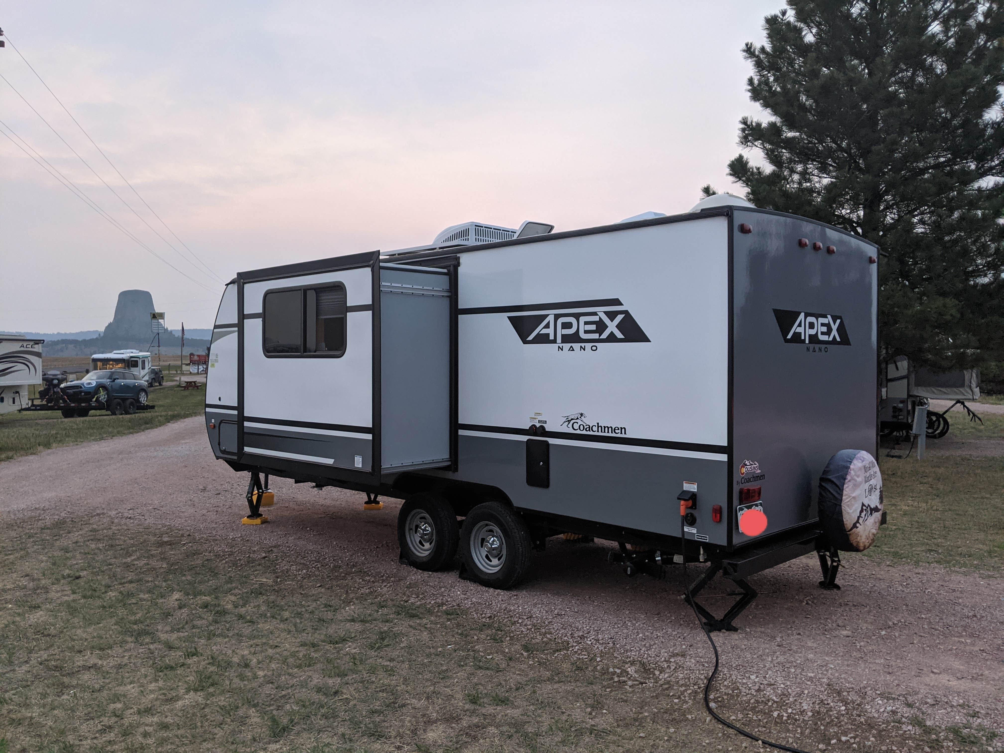 Kim's photo of rv camping at Devils Tower View Campground near Devils Tower National Monument