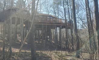 Nicole P.'s photo of glamping accommodations at Shenandoah Crossing, a Bluegreen Vacations Resort near Nellysford, VA