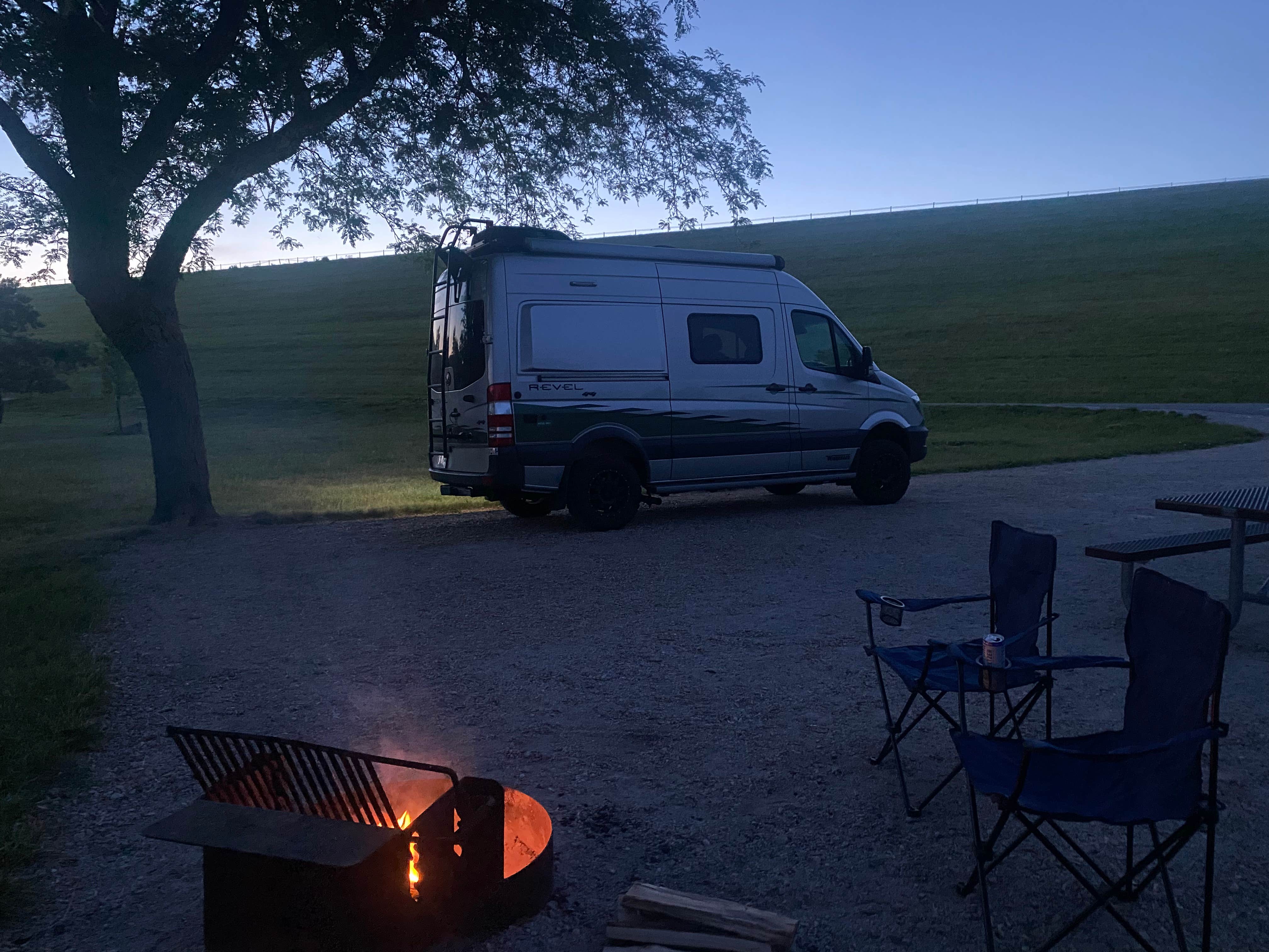 Christopher R.'s photo of rv camping at Bob Shelter Recreation Area & Campground near Maxwell, IA