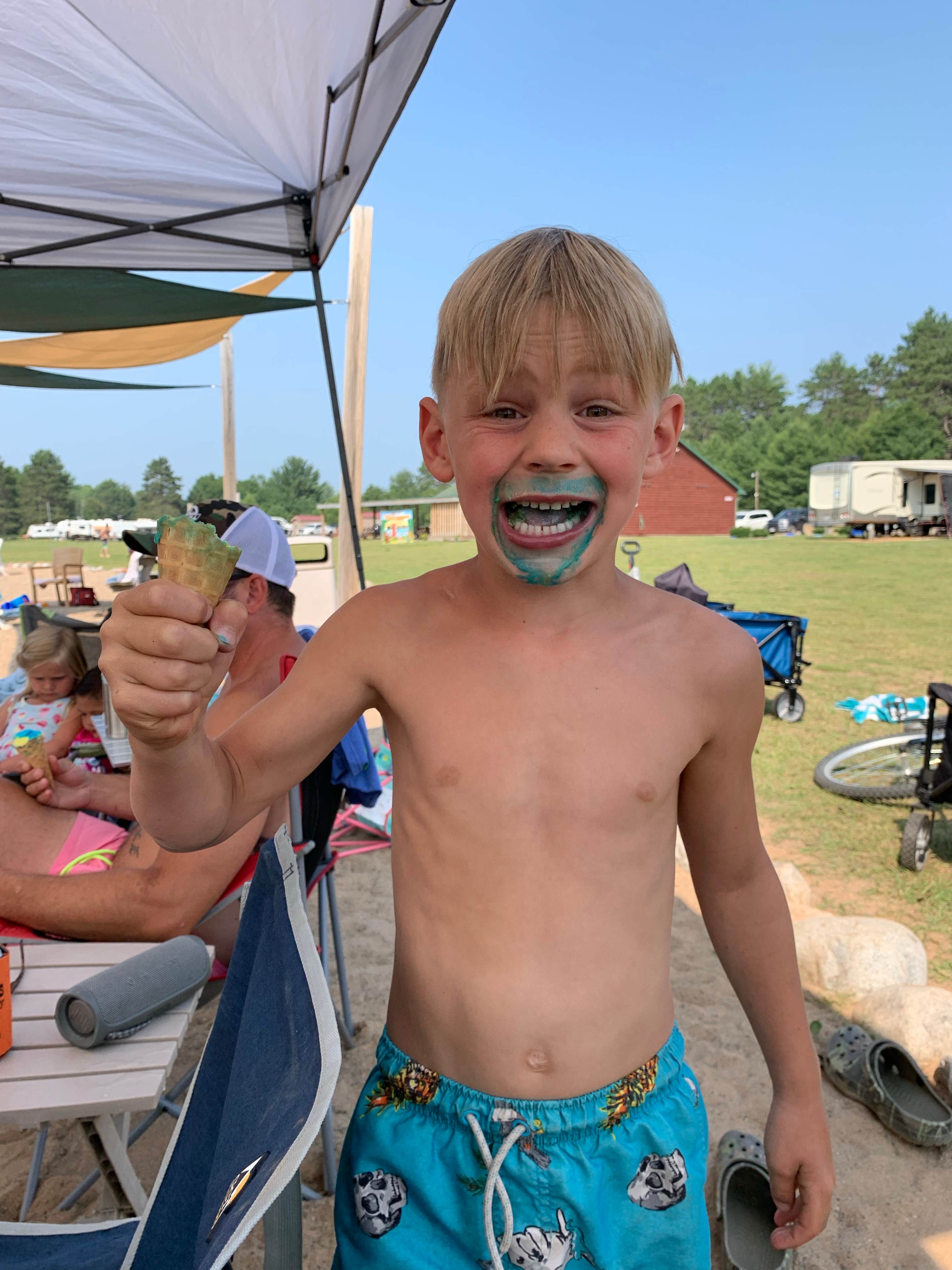 Camper-submitted photo at Hi-Pines Campground near Irma, WI