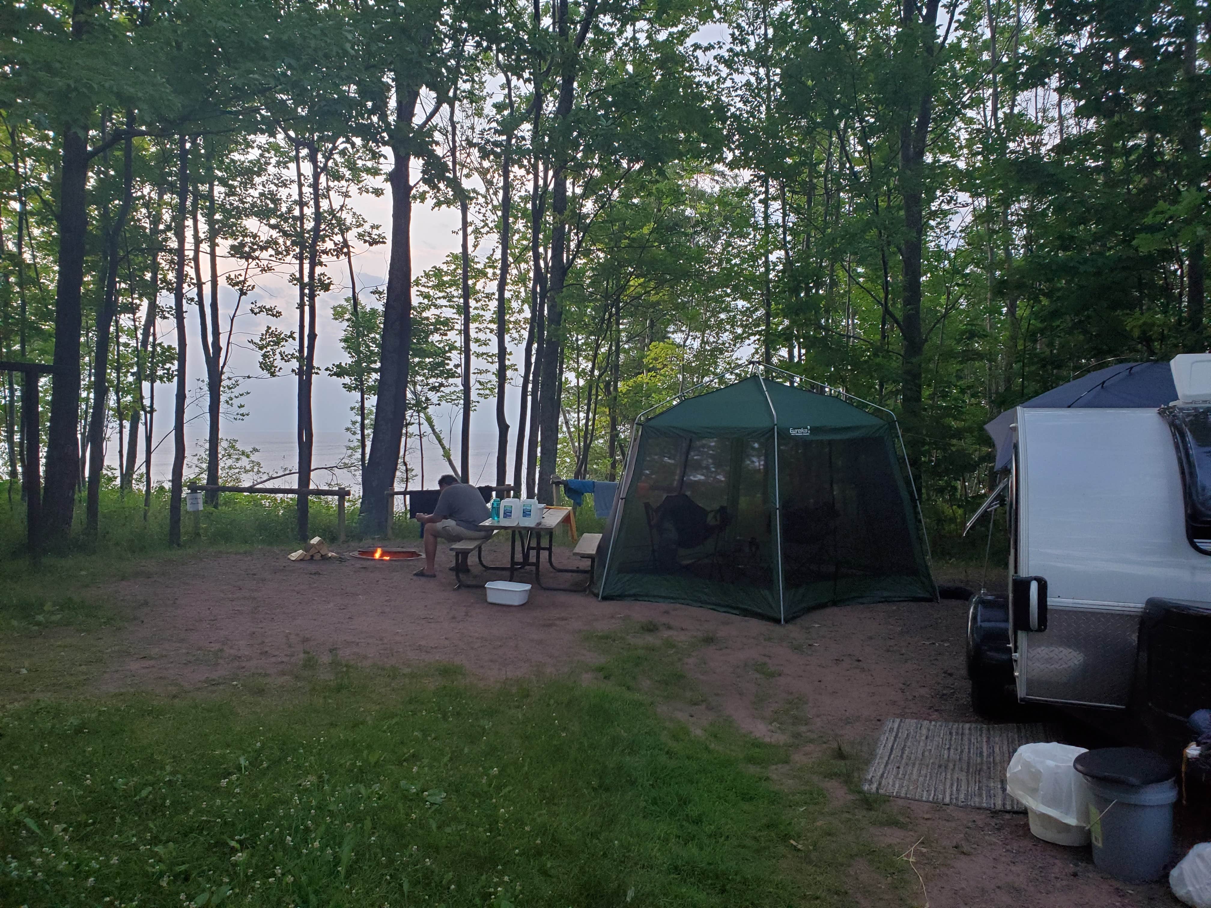 Laura E.'s photo at Black River Harbor Campground near Ironwood, MI