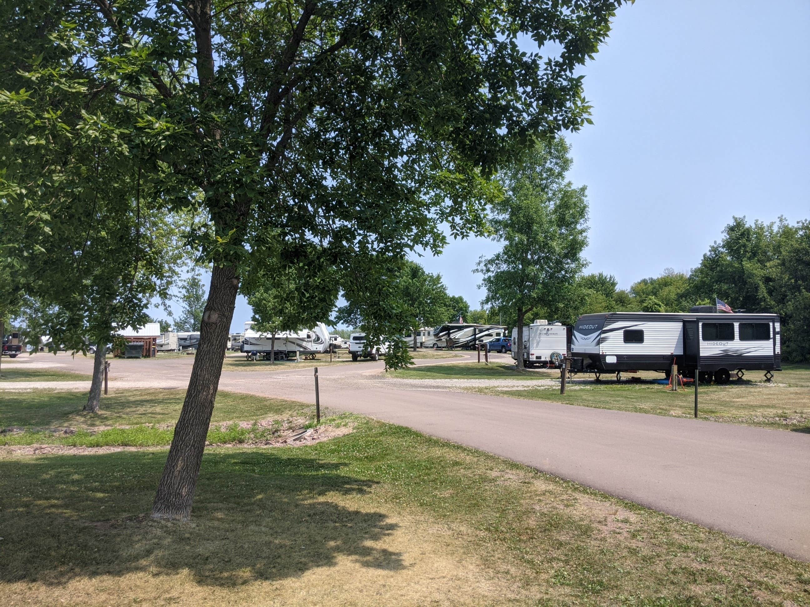 Stuart U.'s photo of rv camping at Kreher RV Park near Port Wing, WI