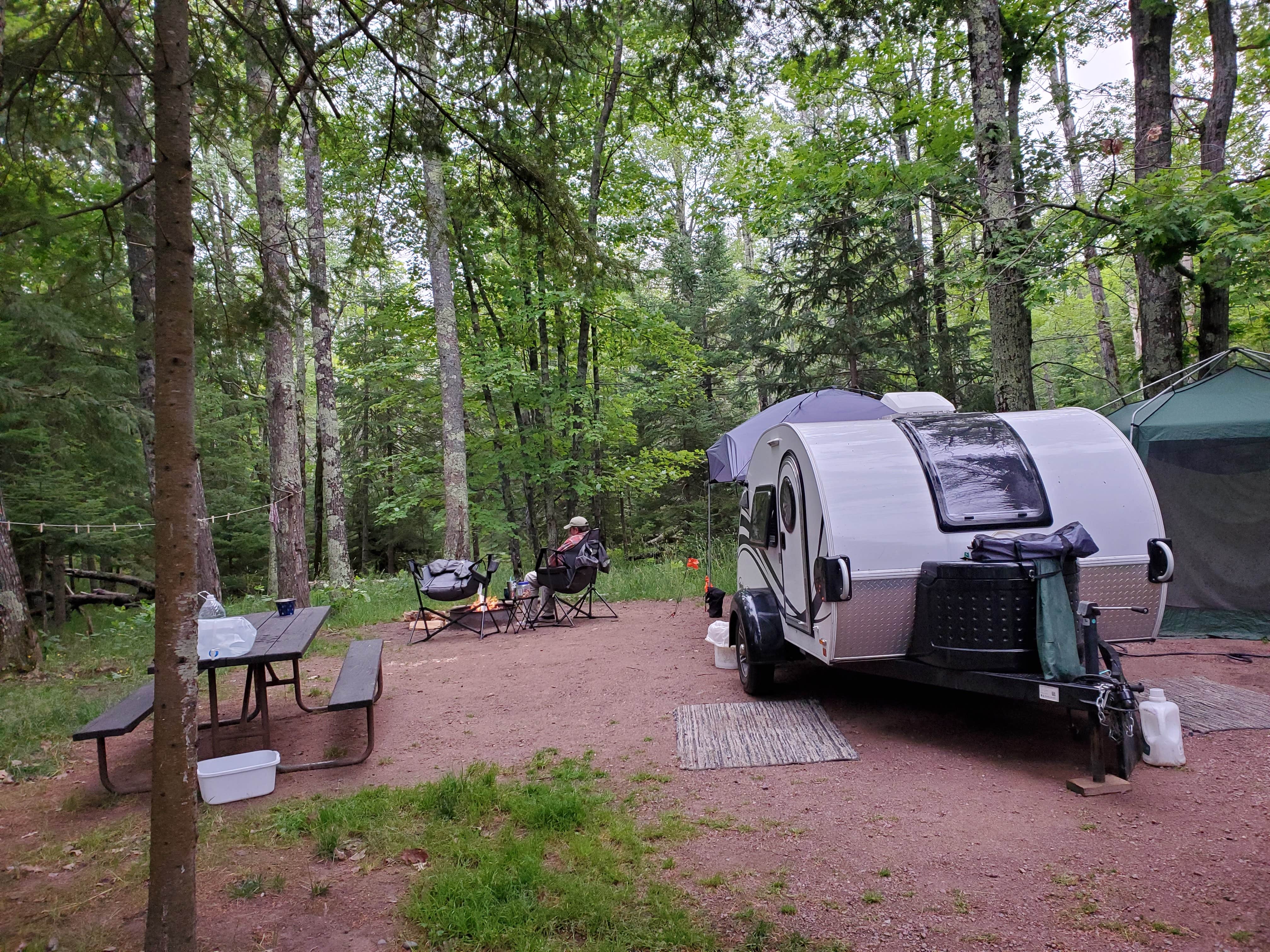 Laura E.'s photo of rv camping at Big Bay State Park Campground near La Pointe, WI