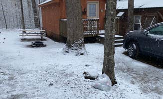 Andrew D.'s photo of a cabin at Misty Mountain Camp Resort near Scottsville, VA