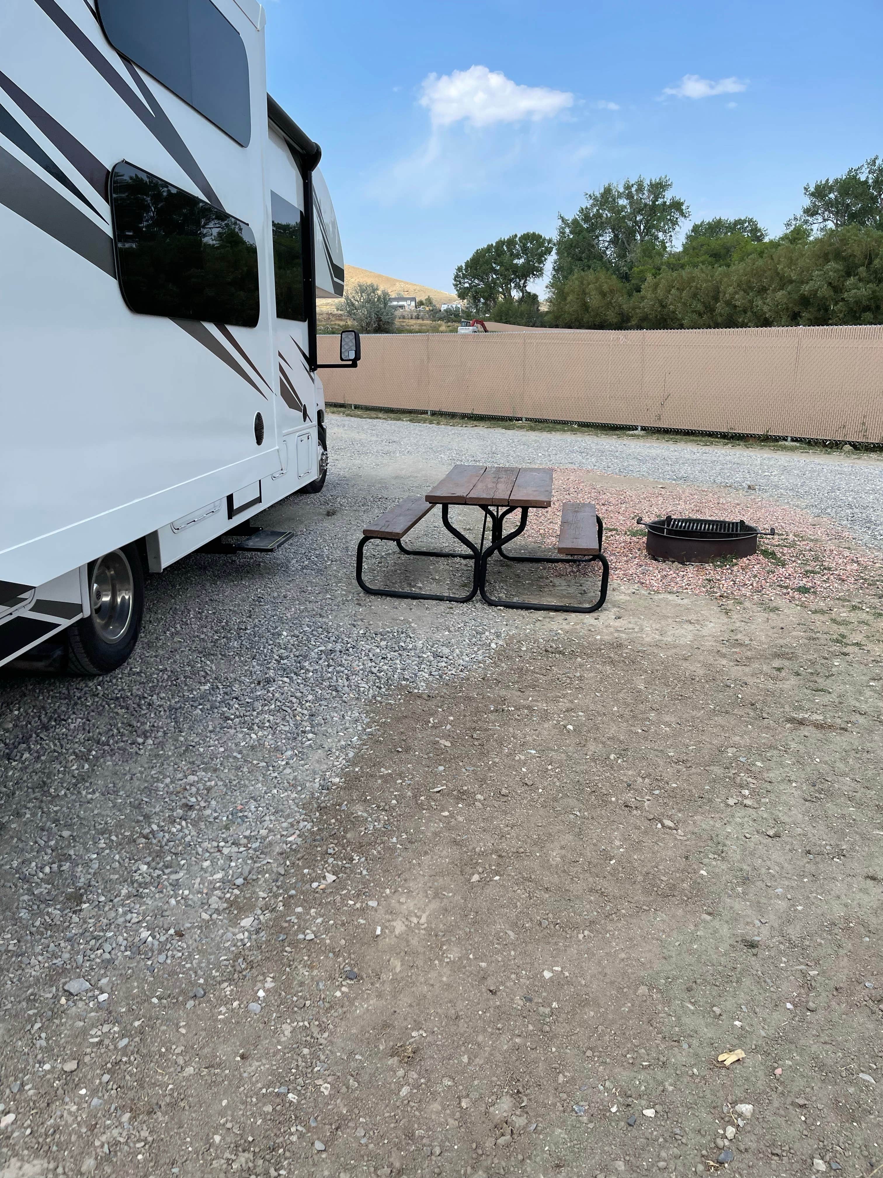 Joan's photo of rv camping at Cody KOA near Frannie, WY