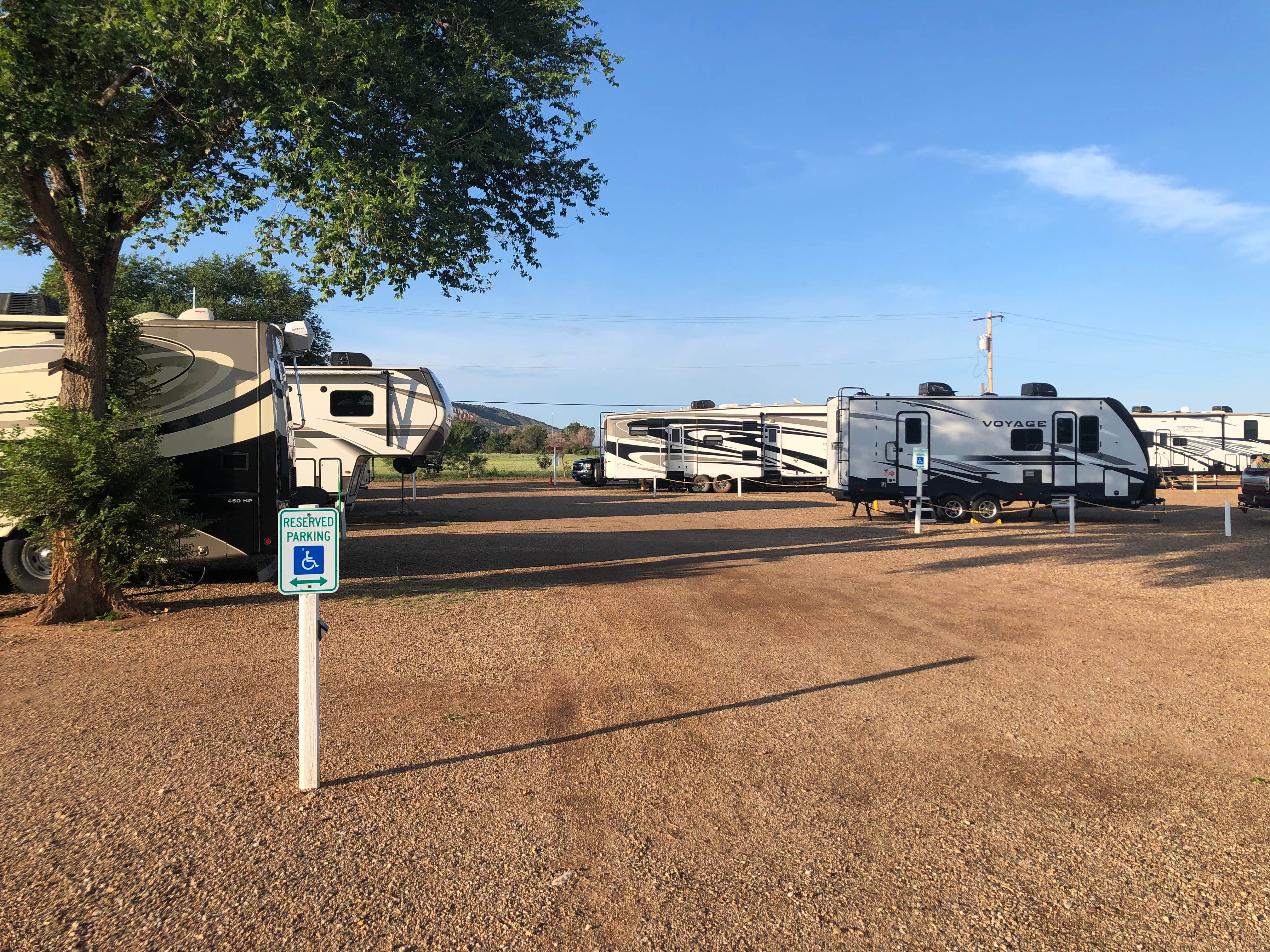Amanda A.'s photo of rv camping at Blaze-In-Saddle RV Park near Conchas Dam, NM