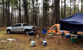 Zack K.'s photo of tent camping at Homochitto Creek Sunrise in Mississippi