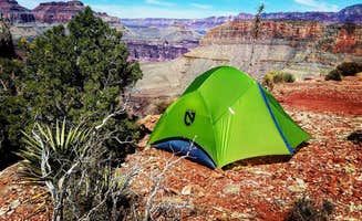 Stephanie R.'s photo of tent camping at Horseshoe Mesa Campsites — Grand Canyon National Park near Grand Canyon National Park