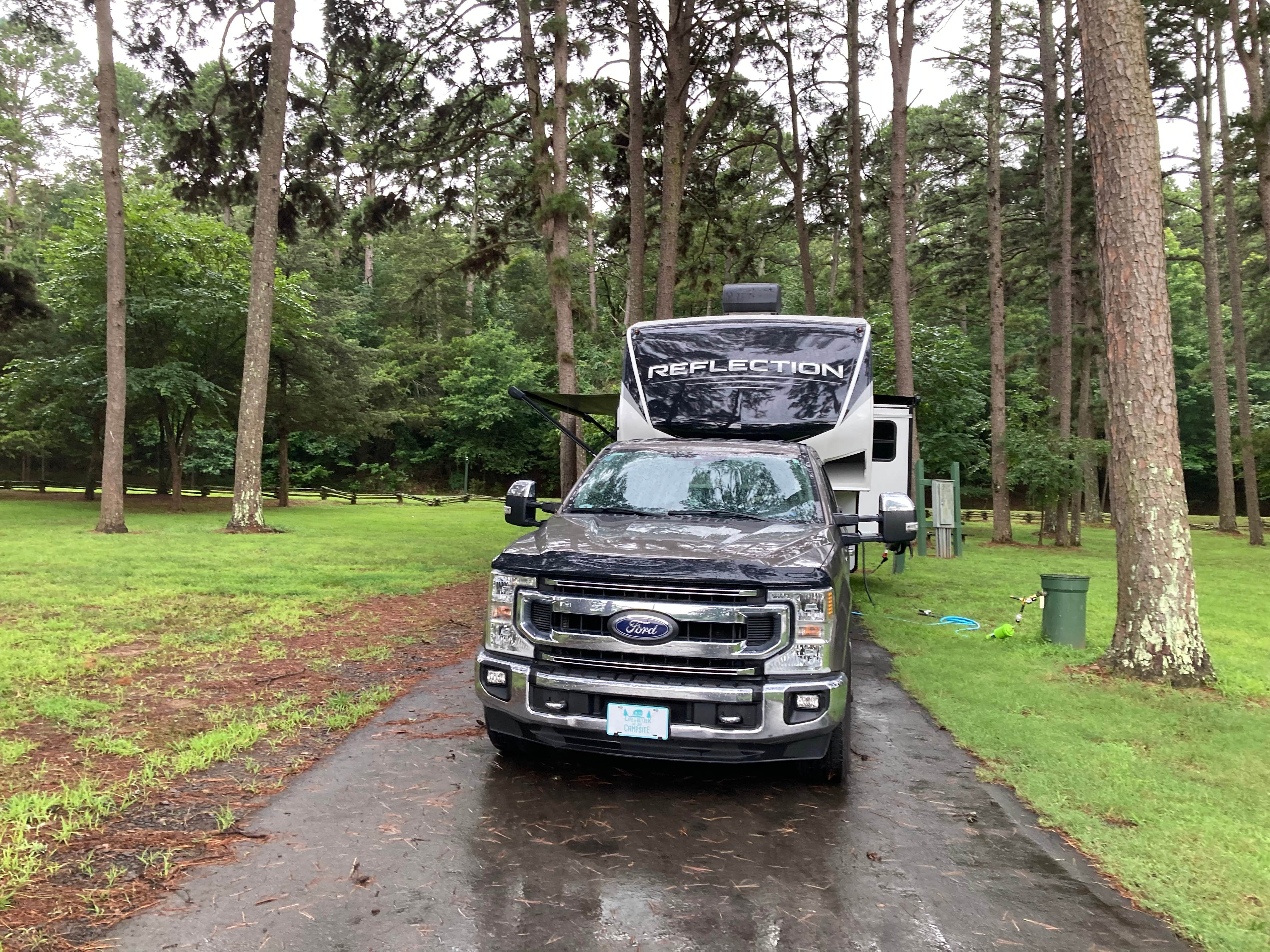 Kevin H.'s photo of rv camping at Russellville Campground — Lake Dardanelle State Park near Lake Dardanelle