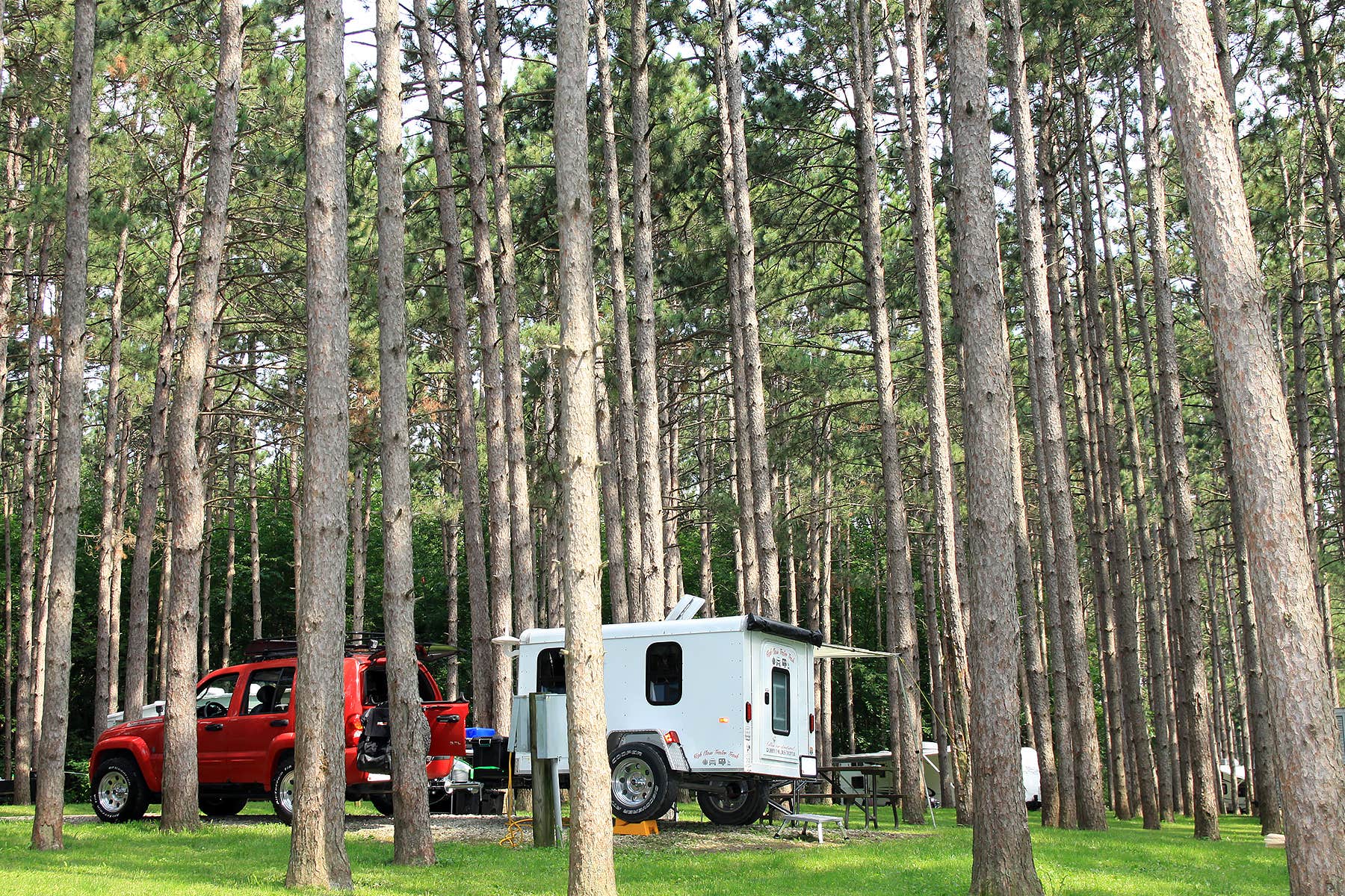 Chris D.'s photo of rv camping at Chief Keokuk Campground — Johnson-Sauk Trail State Recreation Area near Brimfield, IL