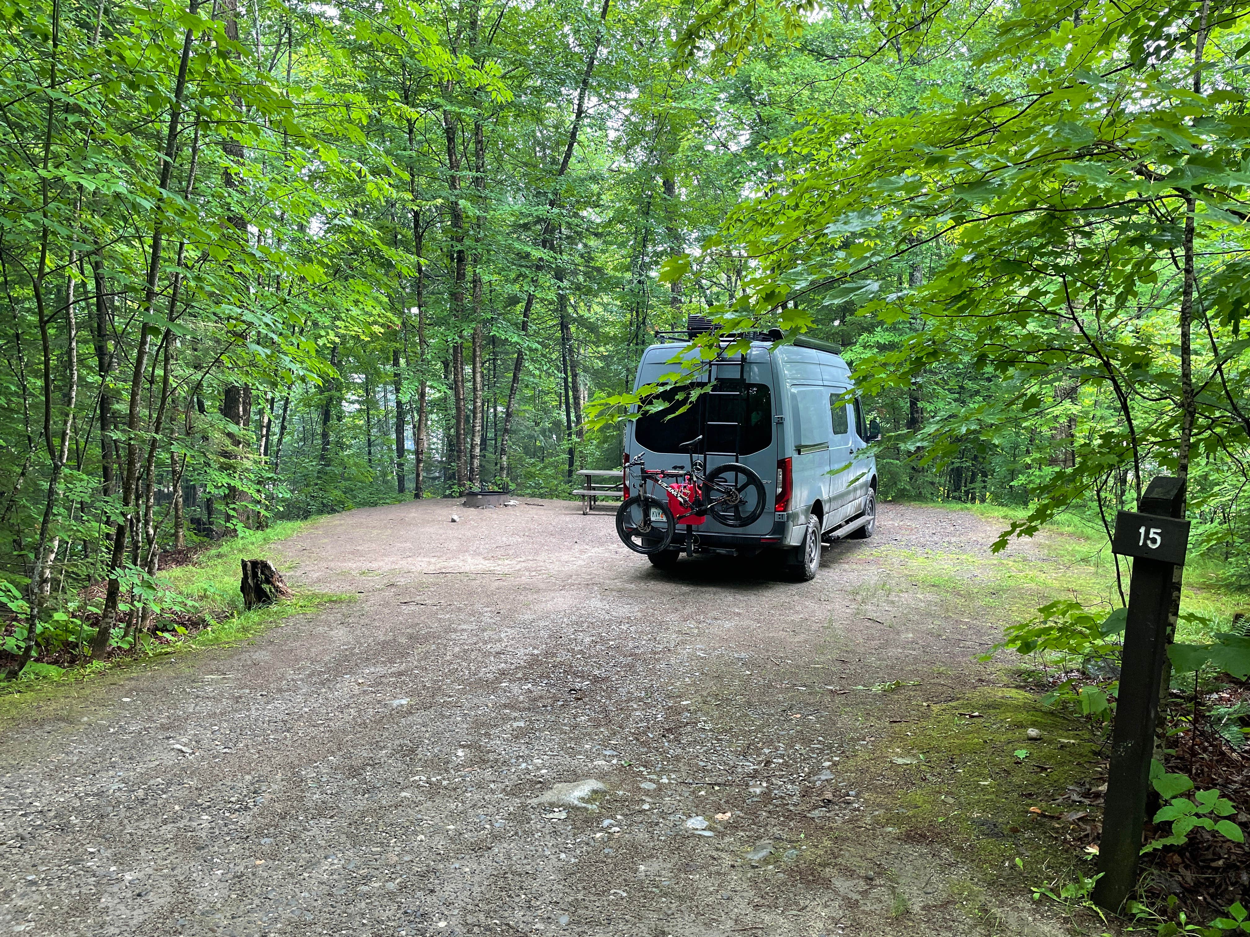 Ted D.'s photo of rv camping at Maidstone State Park — Maidstone State Forest near West Stewartstown, NH