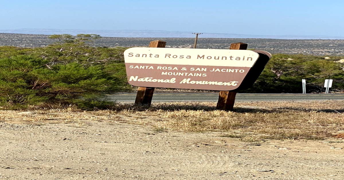 San Jacinto - Santa Rosa Mountains Recreation Area