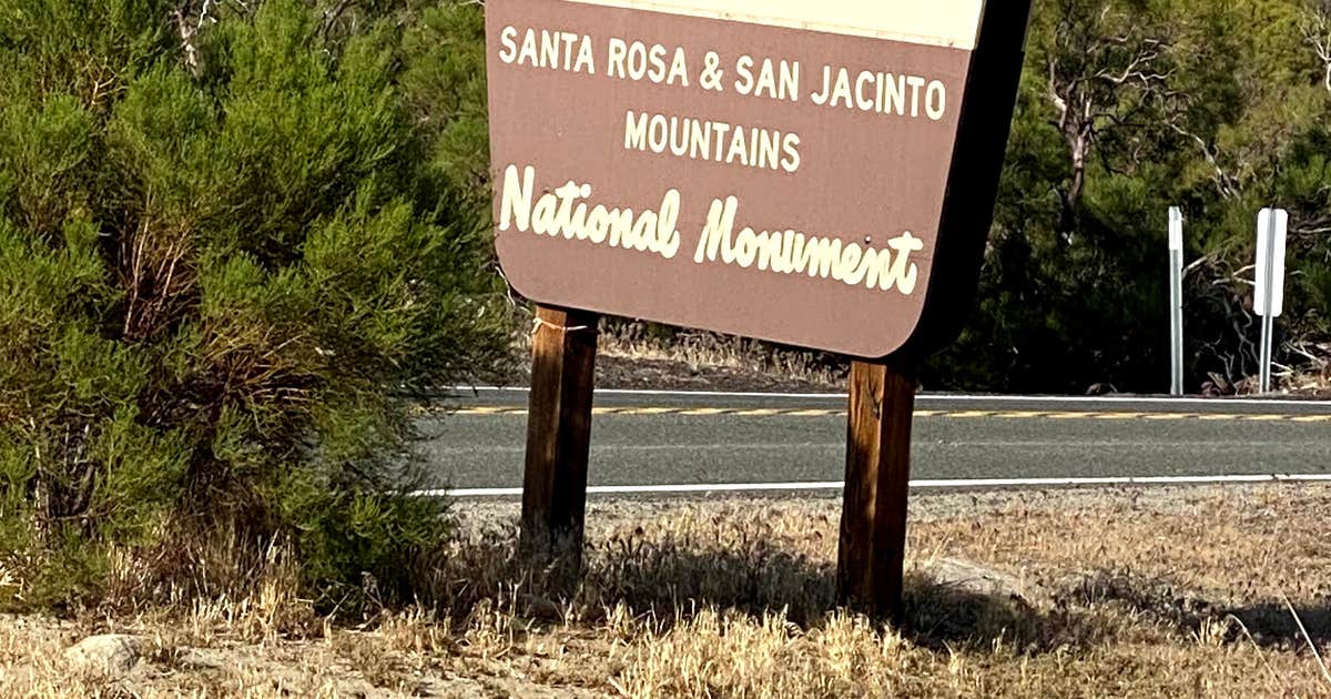 San Jacinto - Santa Rosa Mountains Recreation Area
