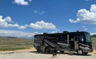 Ray & Terri F.'s photo of camping with pets at Soda Lake WHMA in Wyoming