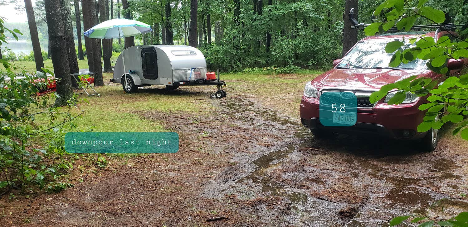 Jean C.'s photo of rv camping at Lake Dennison Recreation Area Campground near Spofford, NH