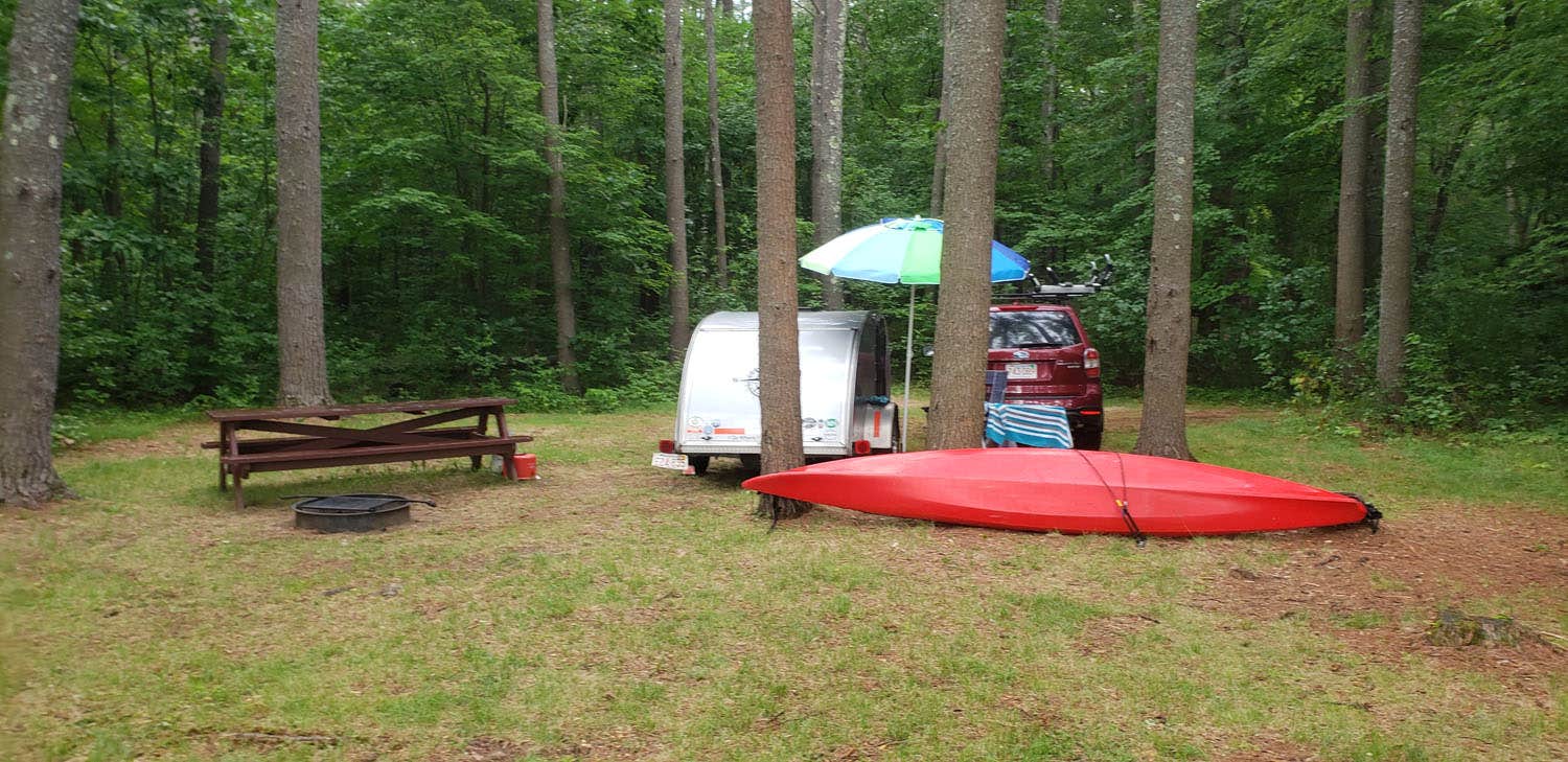 Jean C.'s photo of rv camping at Lake Dennison Recreation Area Campground near Hubbardston, MA