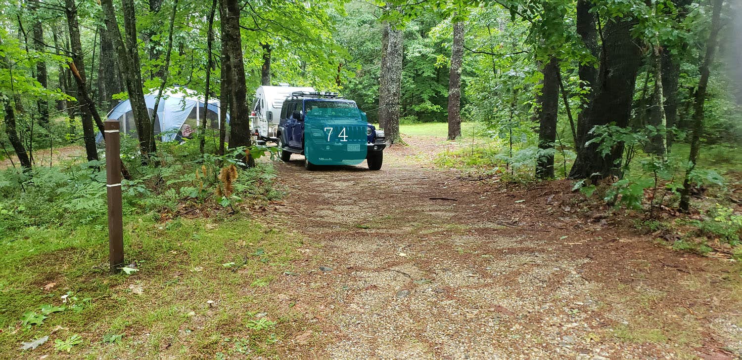 Jean C.'s photo of rv camping at Lake Dennison Recreation Area Campground near Wendell, MA
