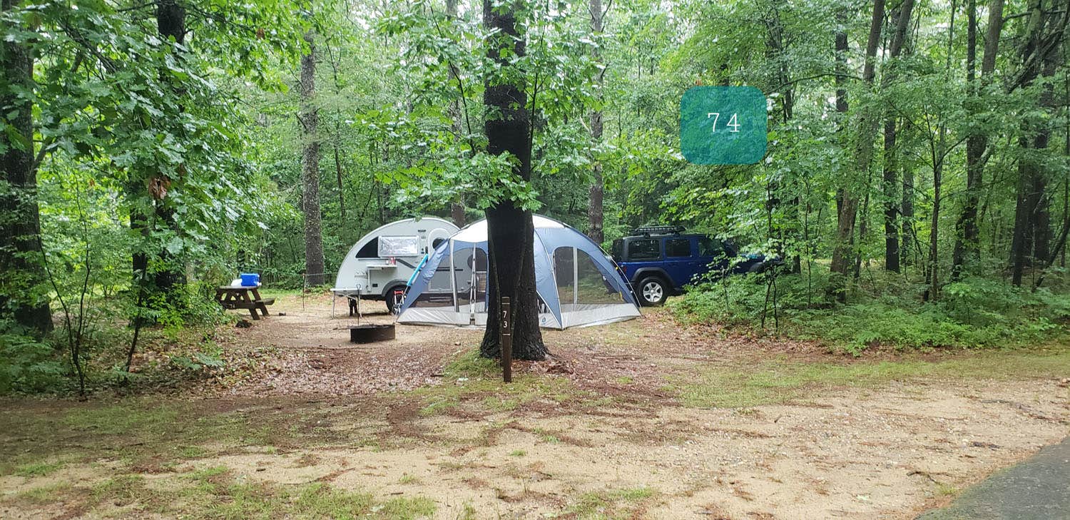 Jean C.'s photo at Lake Dennison Recreation Area Campground near Wendell, MA
