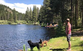 Jamie M.'s photo of camping with pets at Chapman Reservoir near Hayden, CO