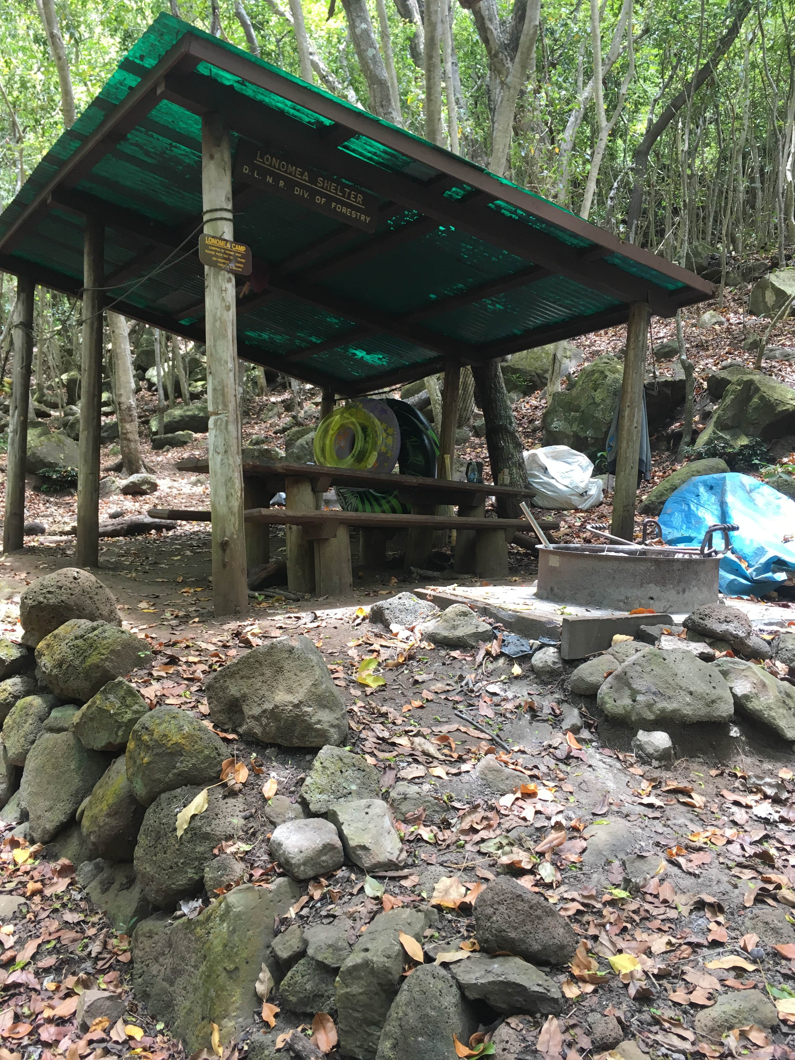 Camper-submitted photo at Lonomea Shelter and Camp near Kapa‘a, HI