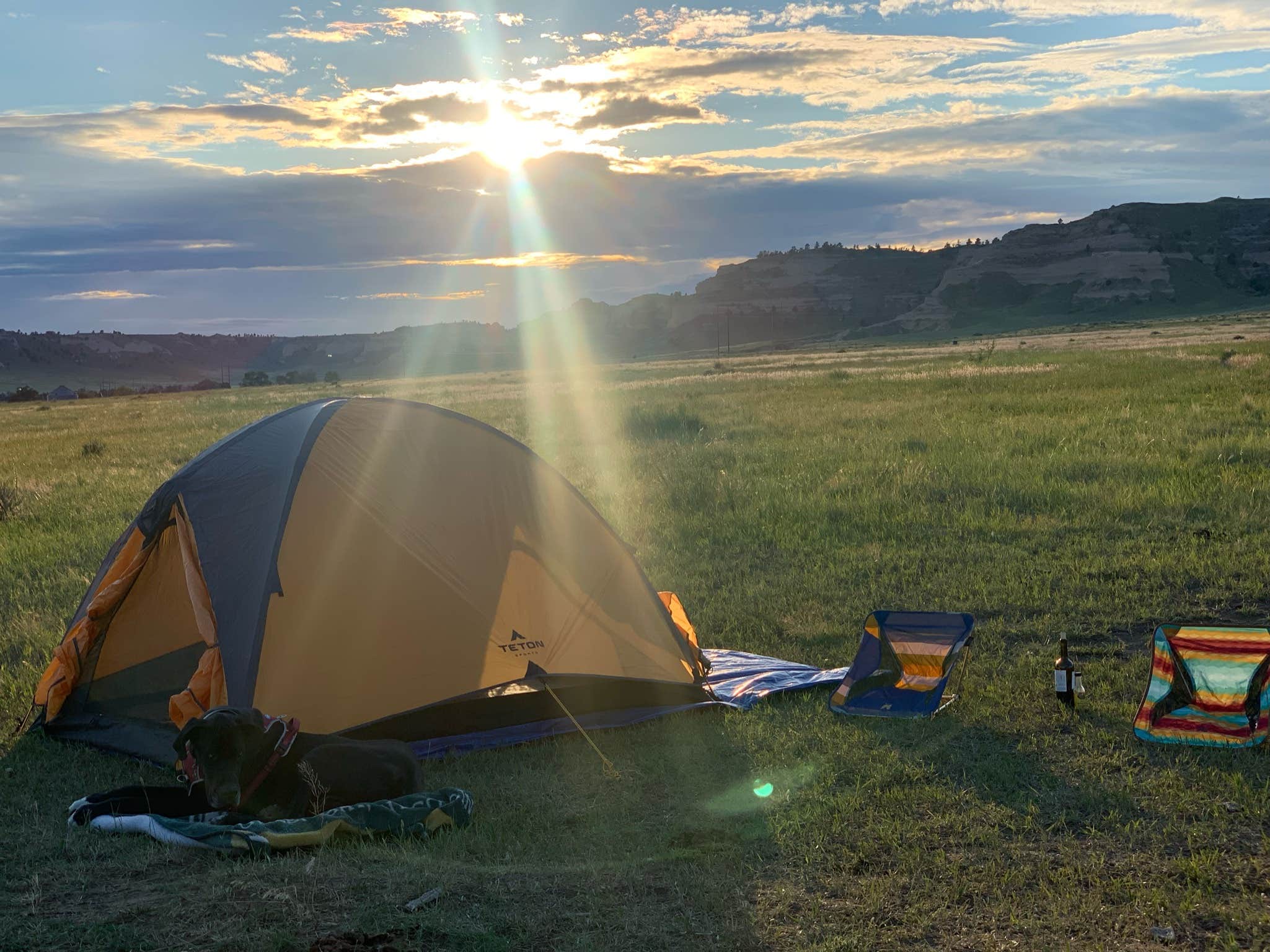 Camper submitted image from Peaceful Prairie Campsites - Gering, Nebraska - 3