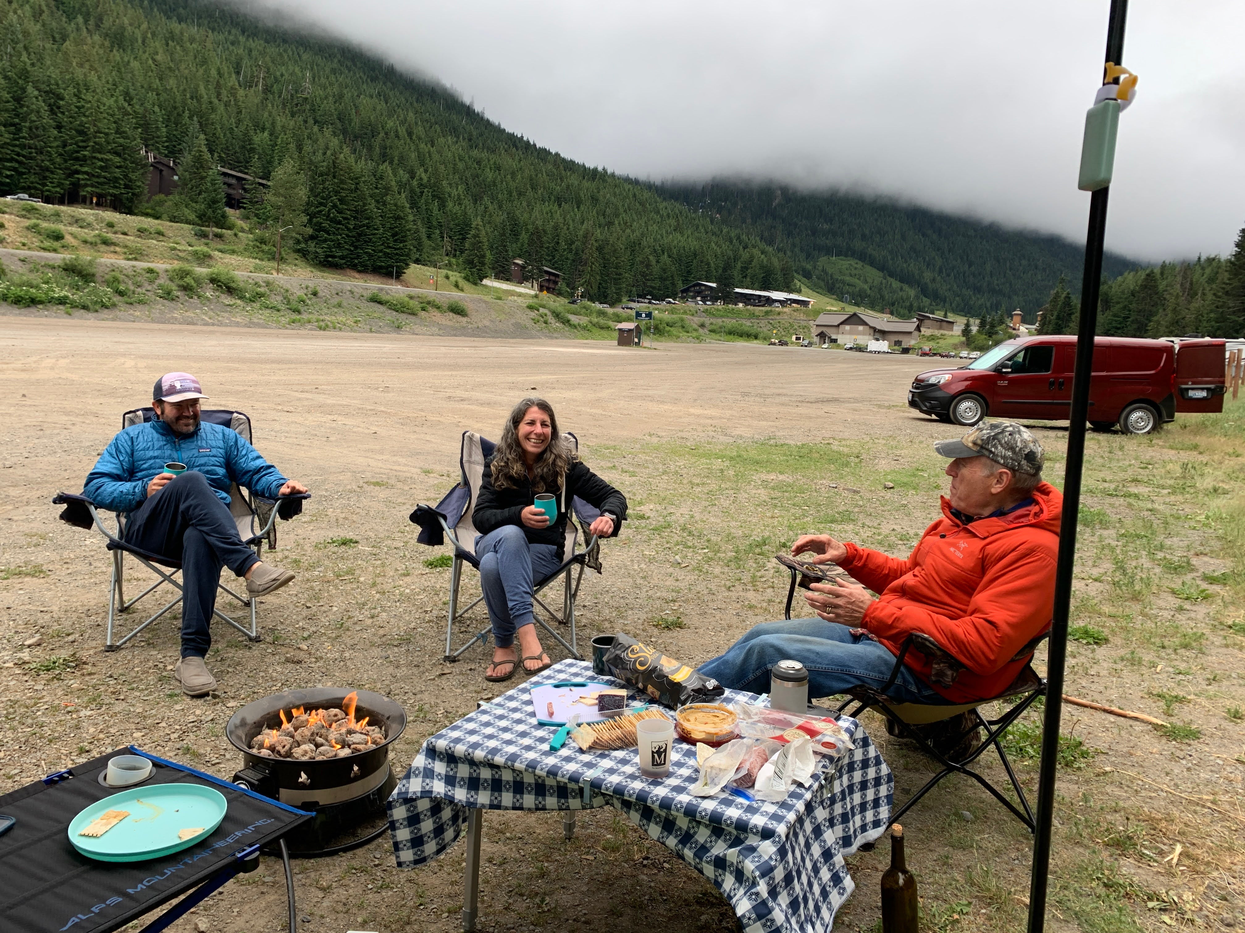 Camper submitted image from Crystal Mountain RV Parking - 1